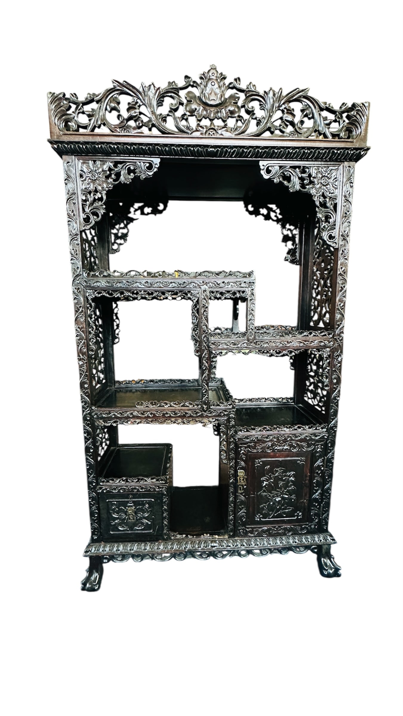 A Chinese Wood Display Case (1 of 19)