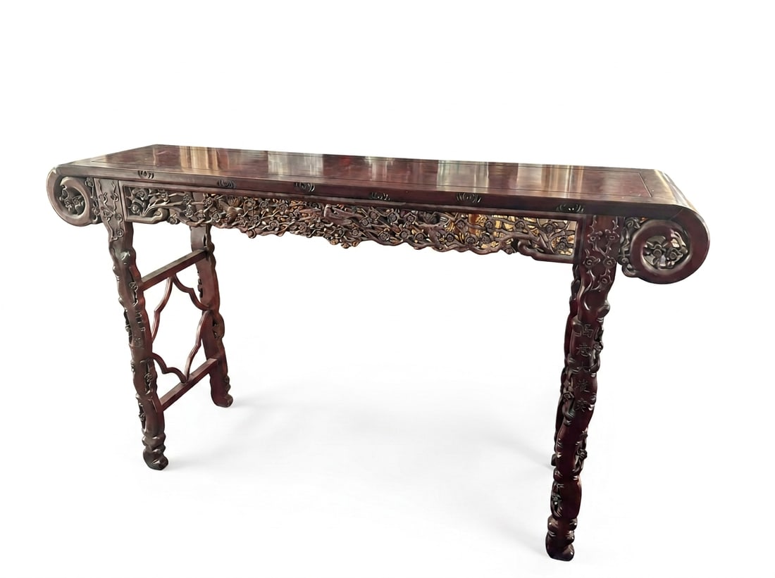 A Chinese Hongmu Side Table, Tiao'an (1 of 15)