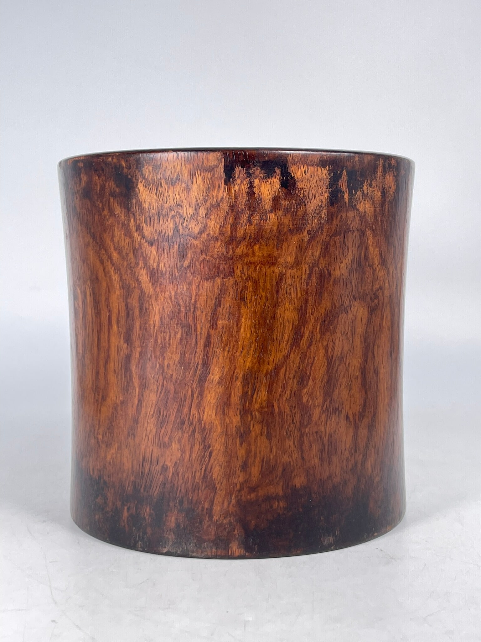 A Chinese Wood Brush Pot (1 of 8)