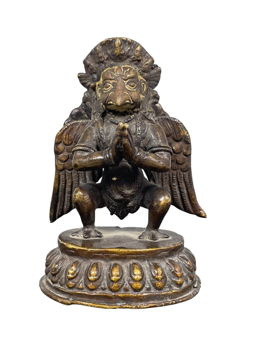 A Tibetan Bronze Figure of Garuda (1 of 8)
