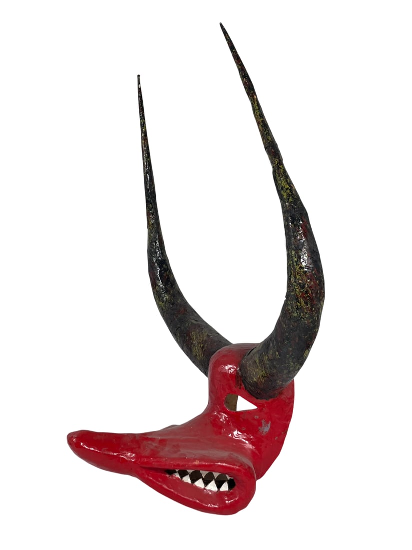 A Decorative Handmade Mexican Devil Mask (1 of 6)