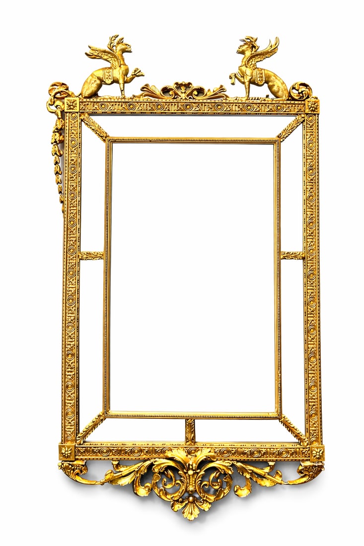 A Gilt-Wood Framed Mirror (1 of 5)