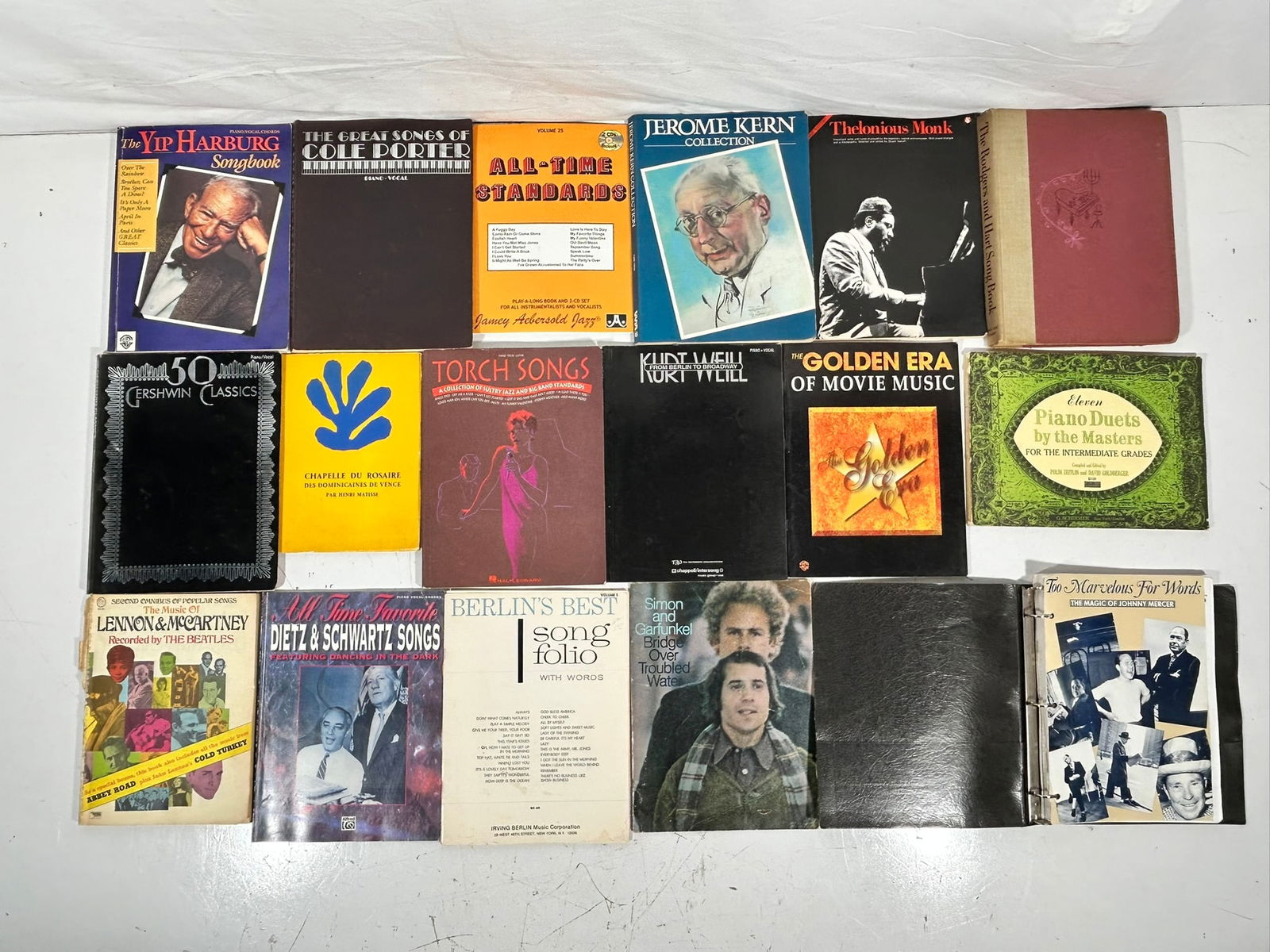 A Group of Seventeen Music-Related Books: Books in various titles and sizes.