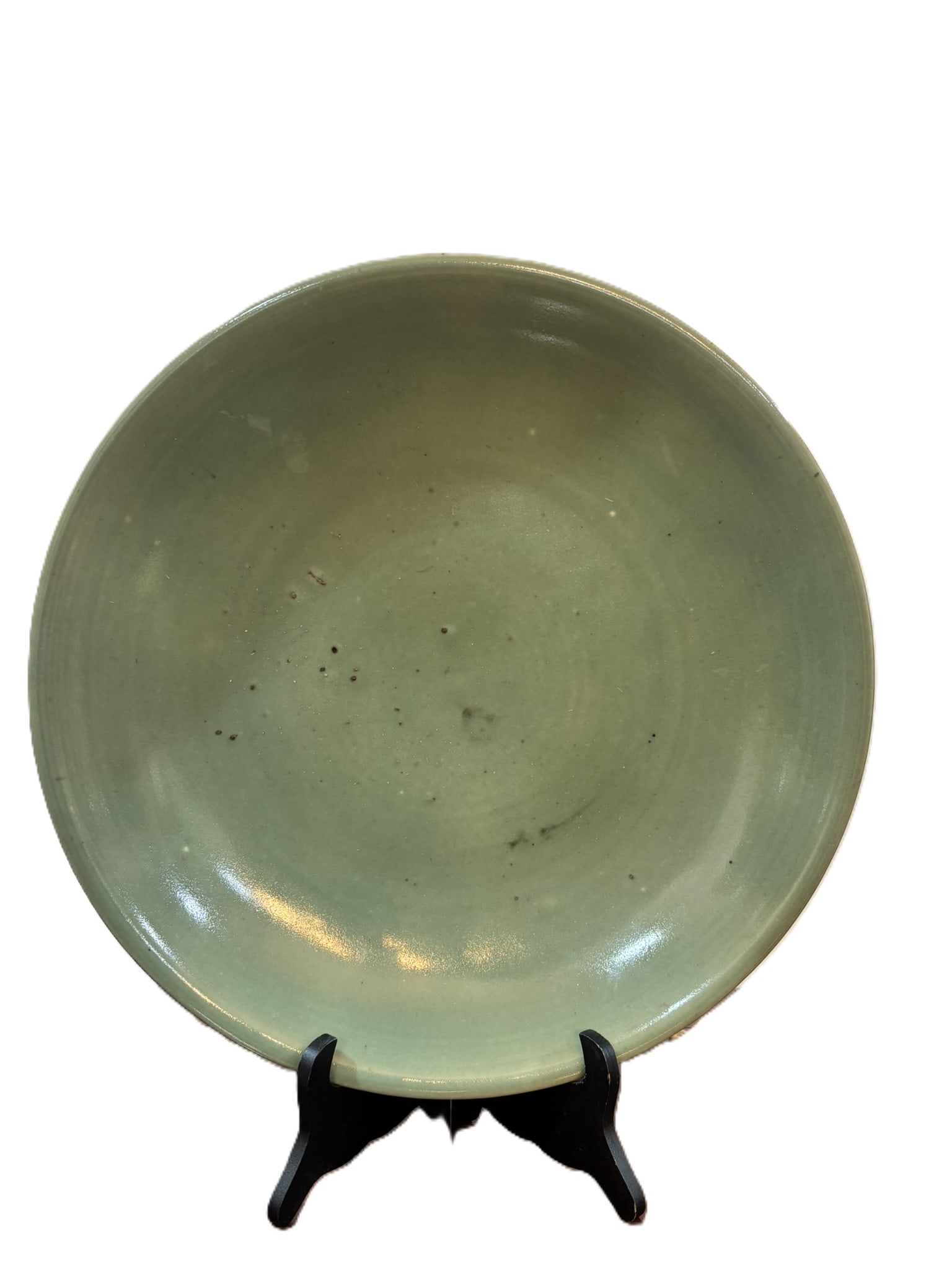 A Chinese Large Celadon-Glazed Dish (1 of 7)