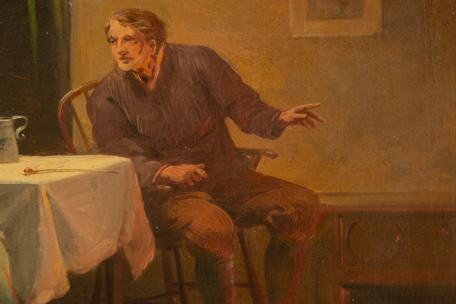 After Alexander Rosell Portrait Oil On Canvas - 11