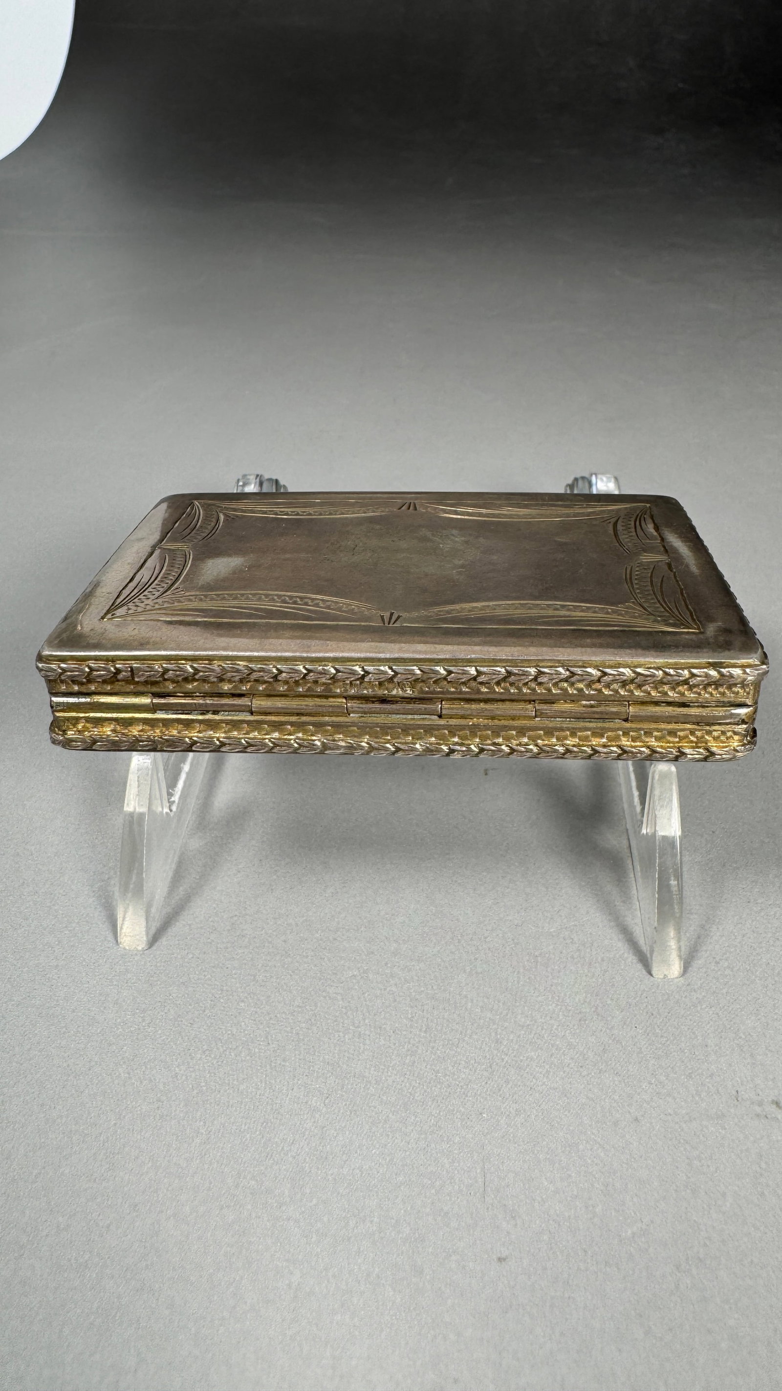Silver and enamel Box - 8