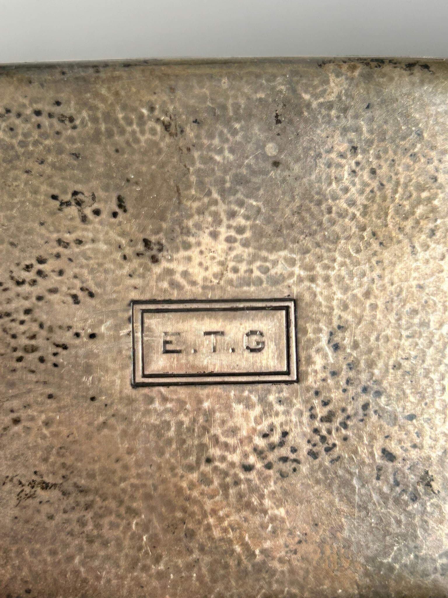 Hammered Silver Box - 11