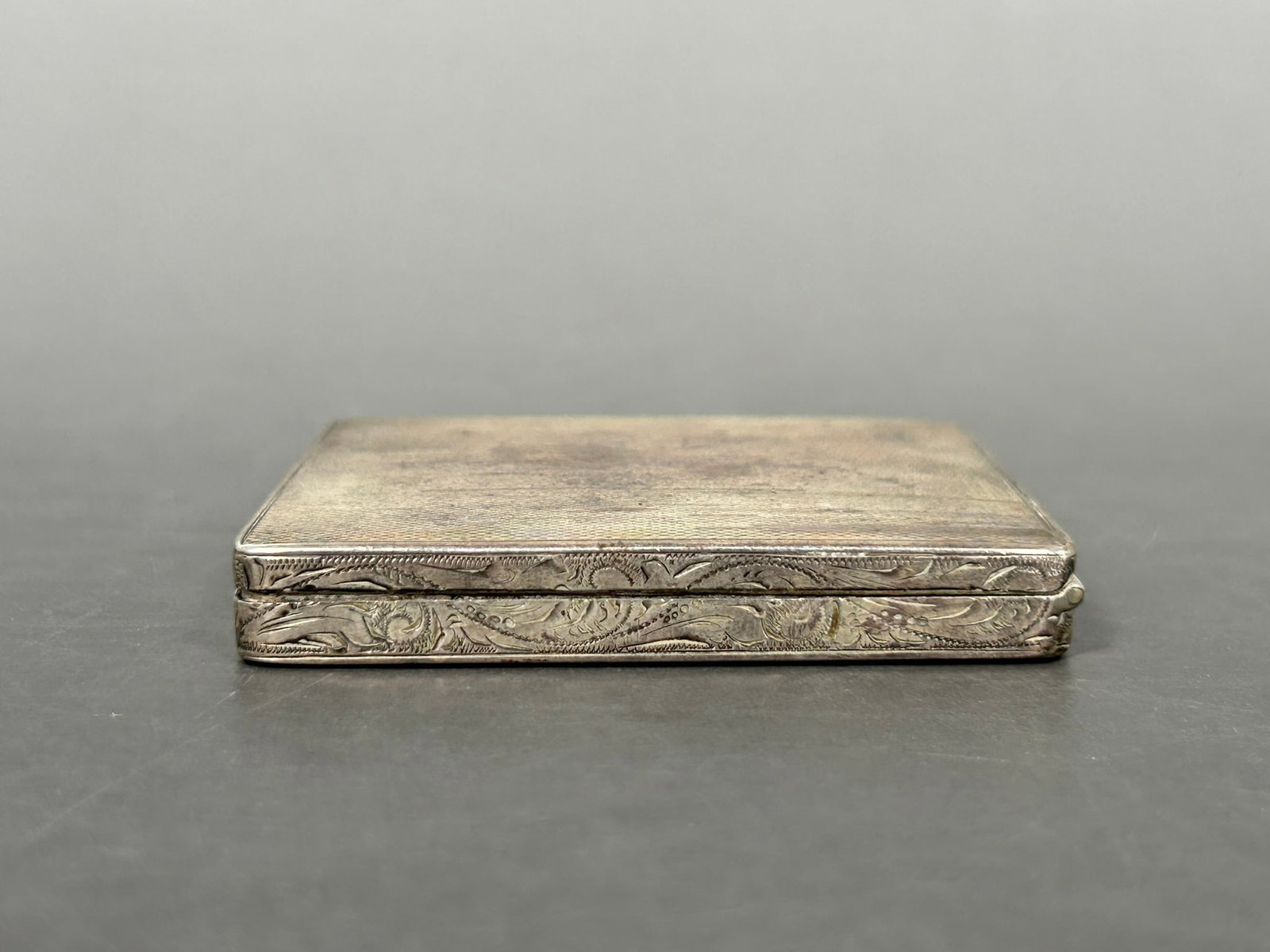 Silver Square powder Box - 3