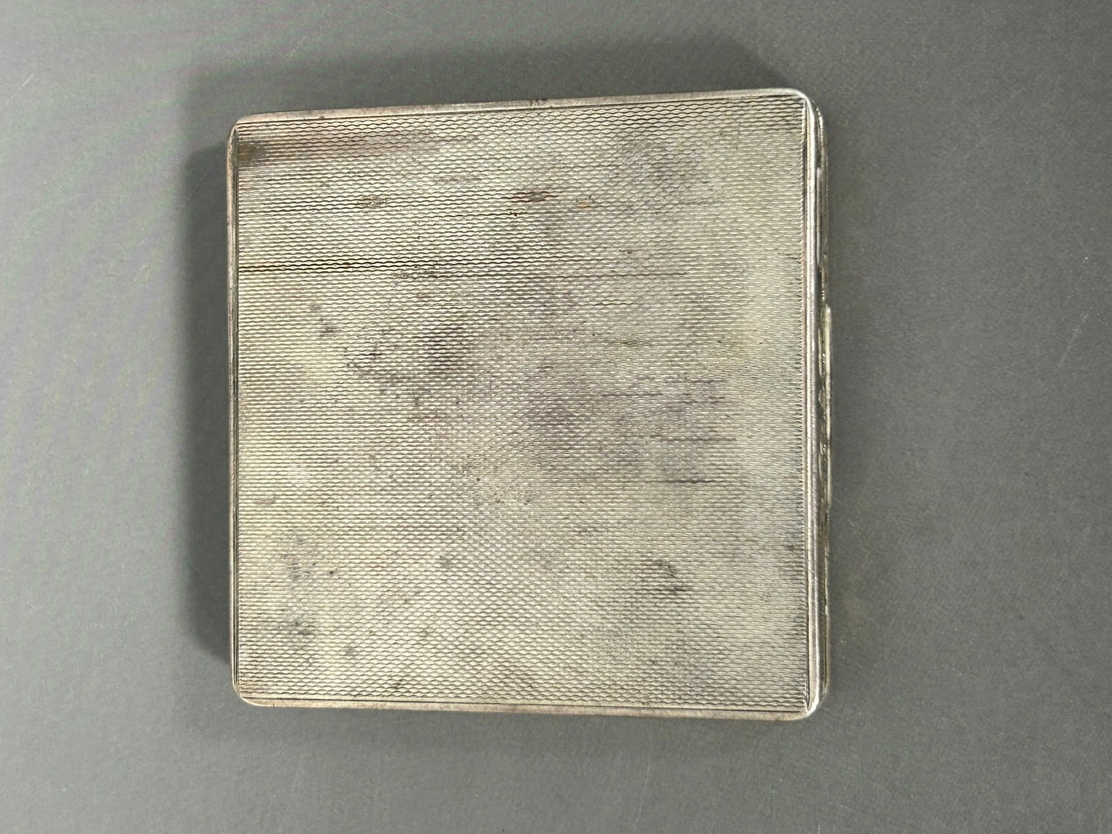 Silver Square powder Box - 6