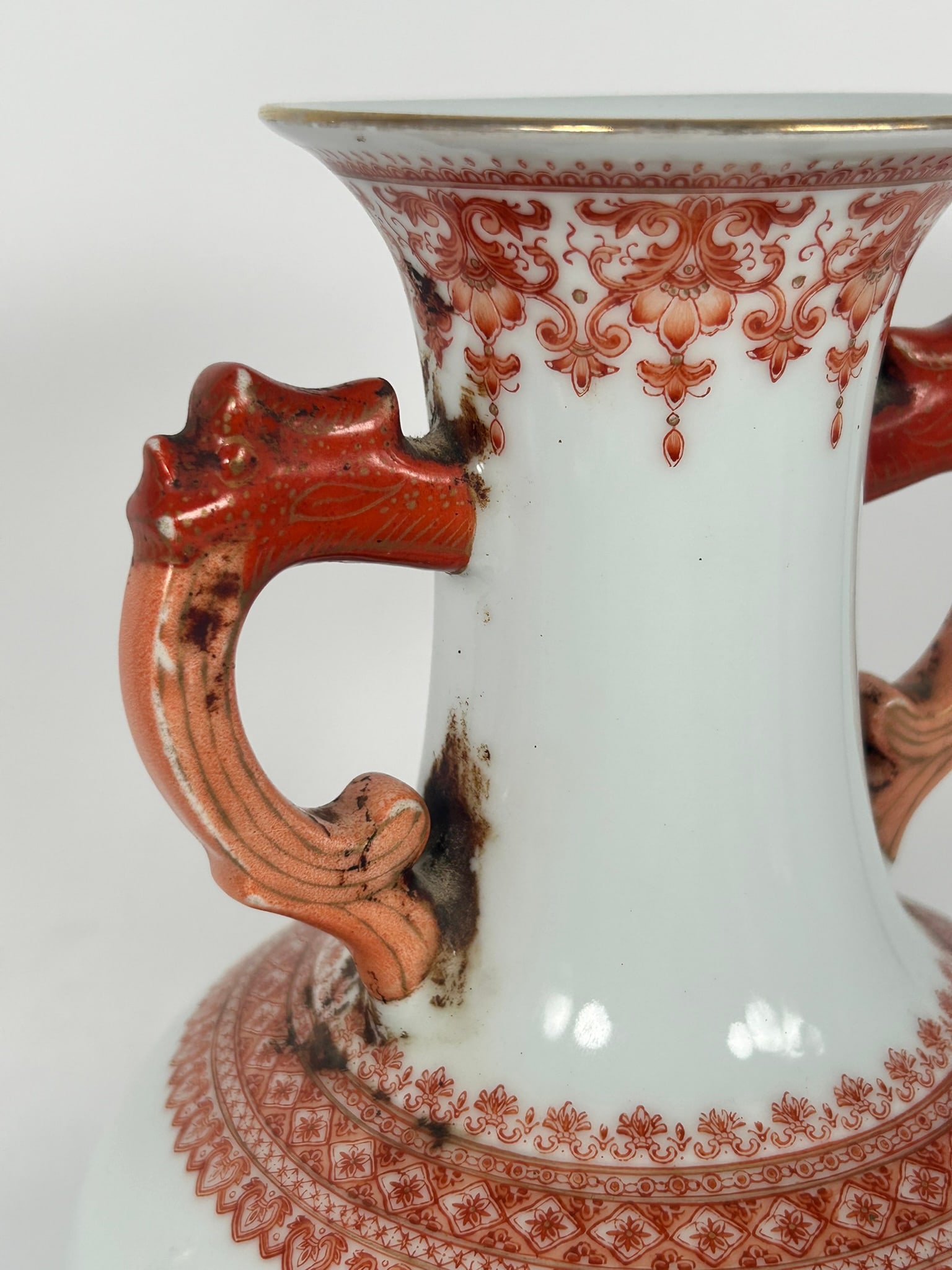 A Chinese Famille Rose Iron-Red Decorated 'Eight Immortals' Porcelain Vase, 20th Century - 12