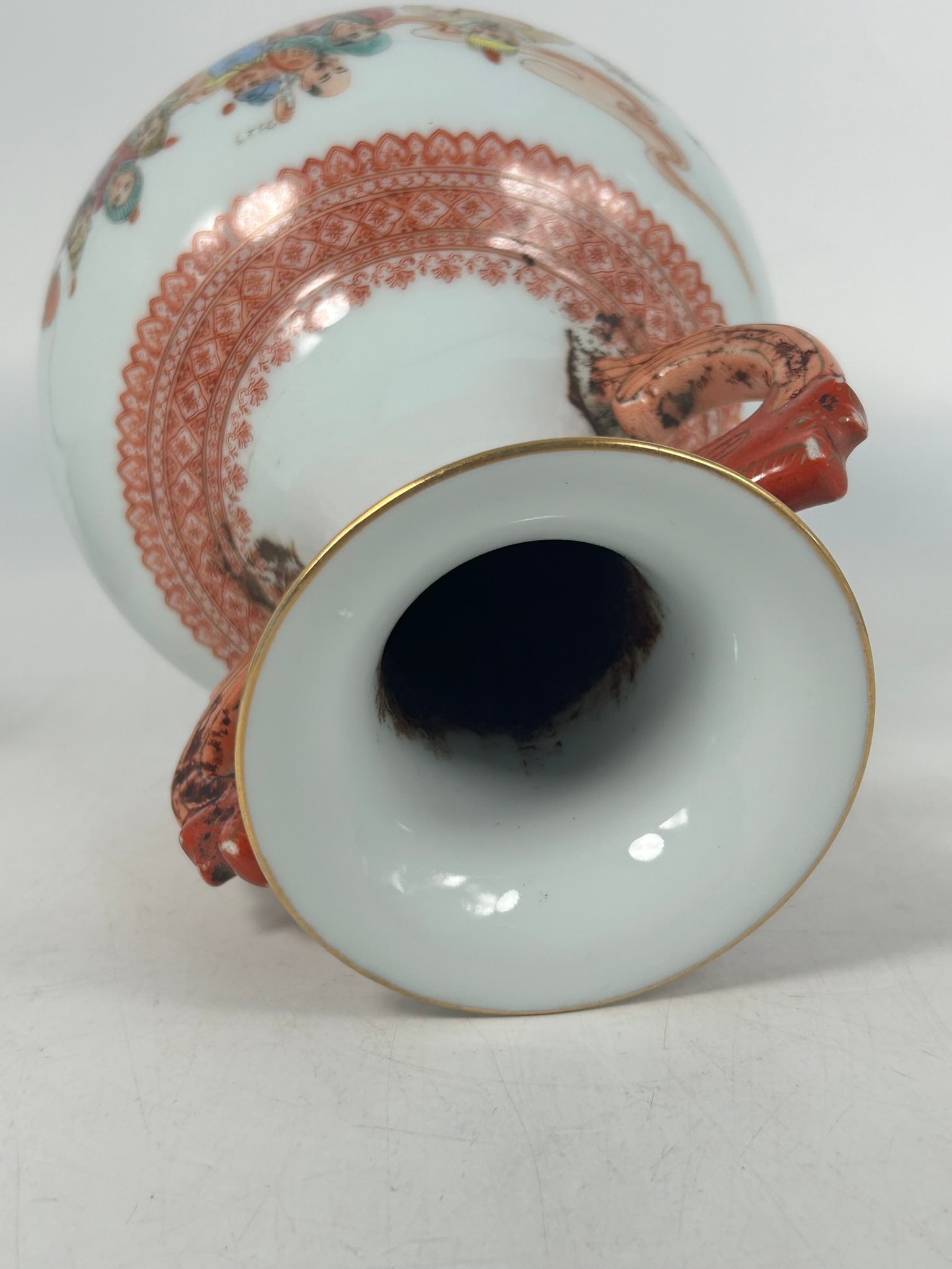A Chinese Famille Rose Iron-Red Decorated 'Eight Immortals' Porcelain Vase, 20th Century - 13
