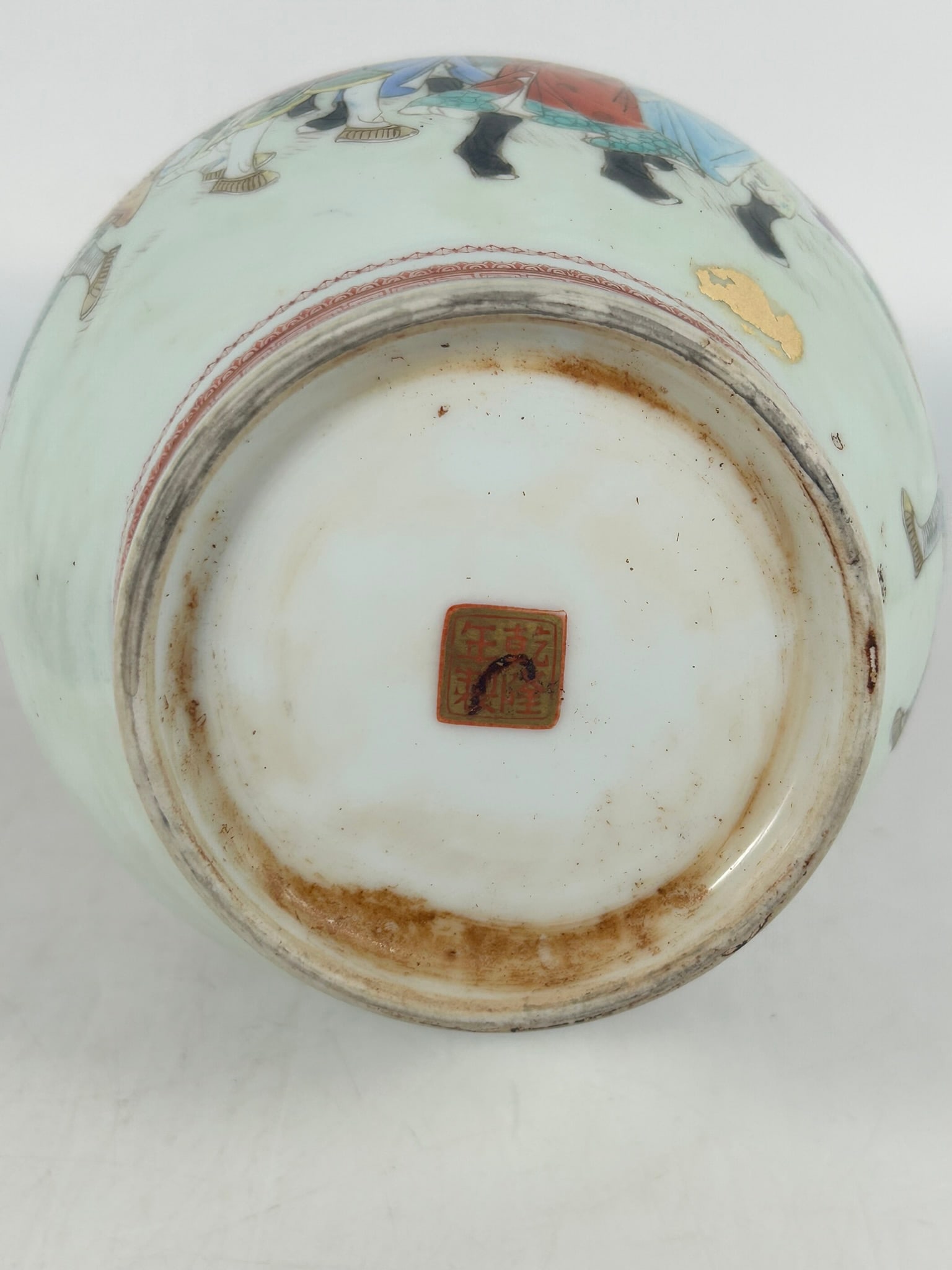 A Chinese Famille Rose Iron-Red Decorated 'Eight Immortals' Porcelain Vase, 20th Century - 14