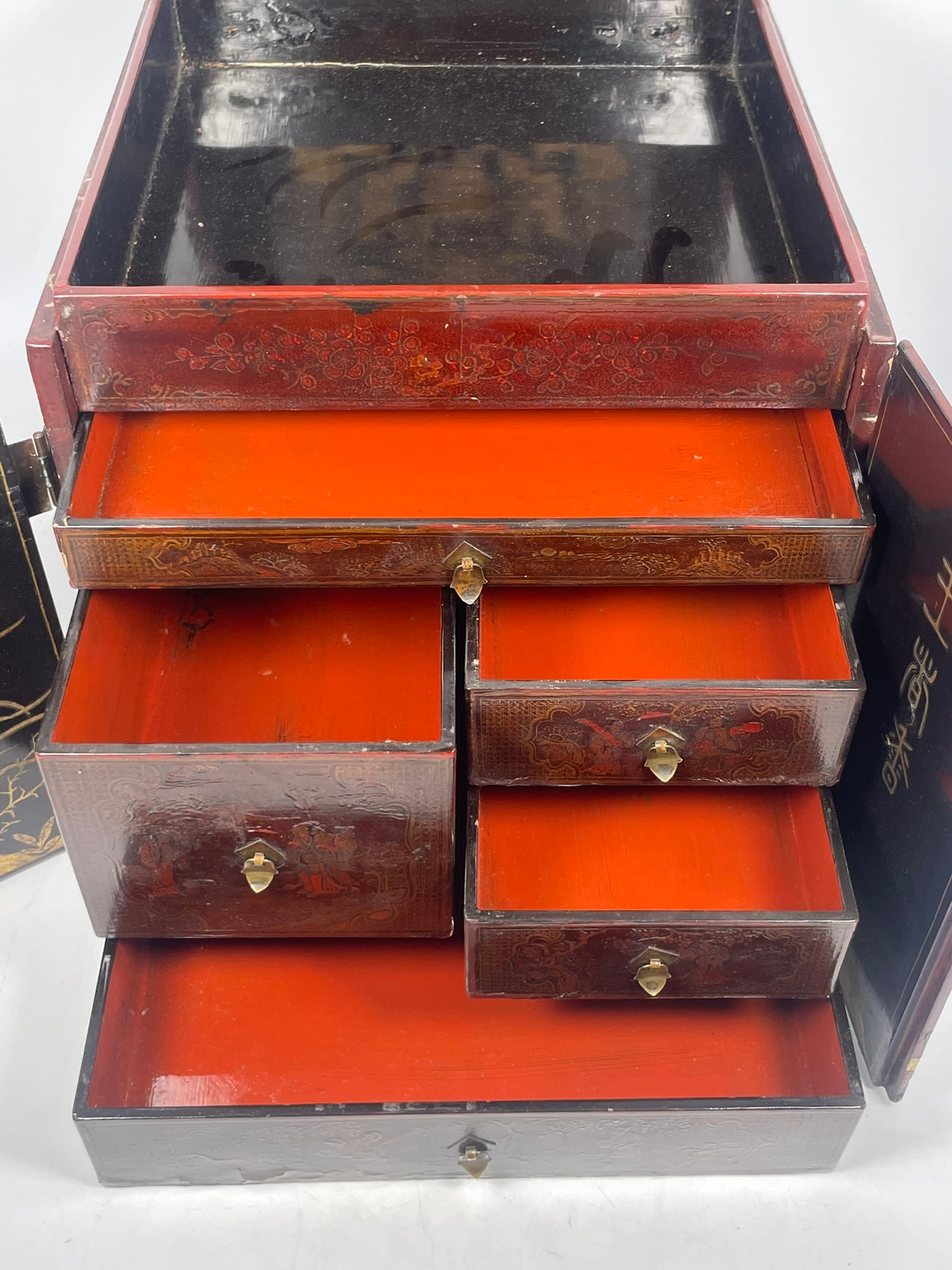 A Chinese Wood Jewelry Box - 17