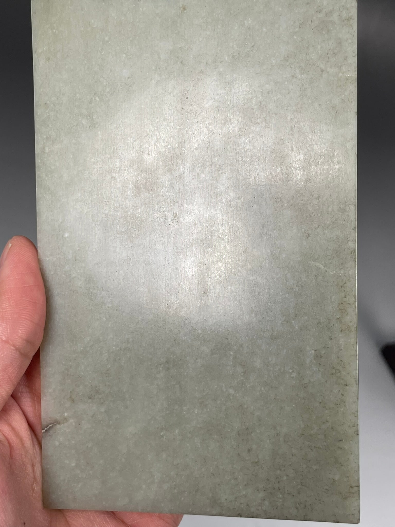 A Chinese Incised White Jade Rectangular Plaque - 14