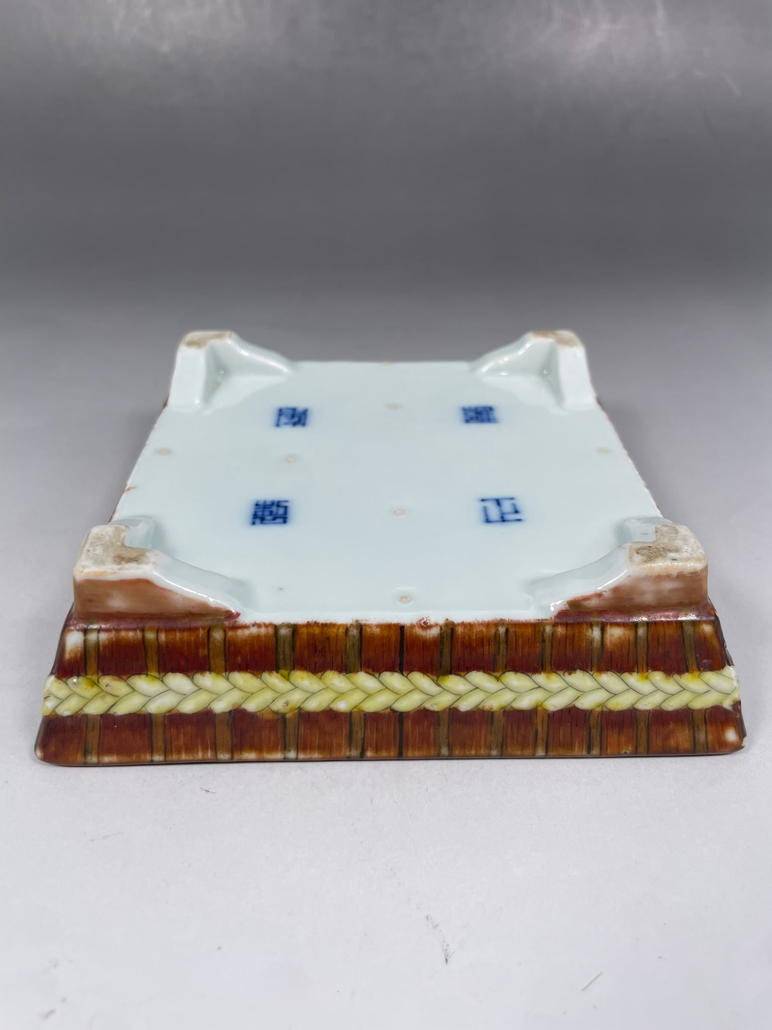A Chinese Porcelain Square Stand for Jardiniere - 5