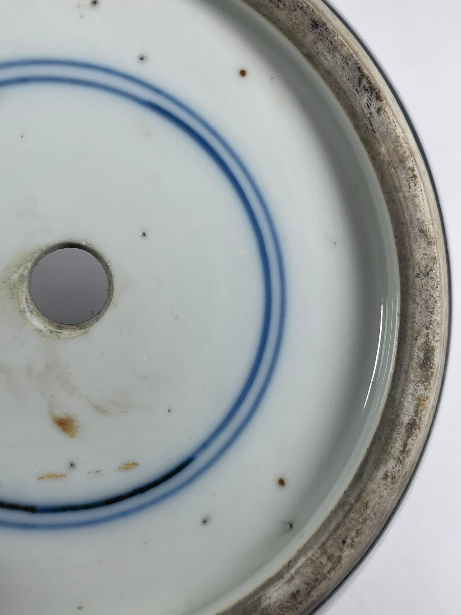 A Chinese Famille Rose Powder-Blue 'Medallion' 'Pheasant and Peony' Porcelain Jar, Late Qing Dynasty - 10