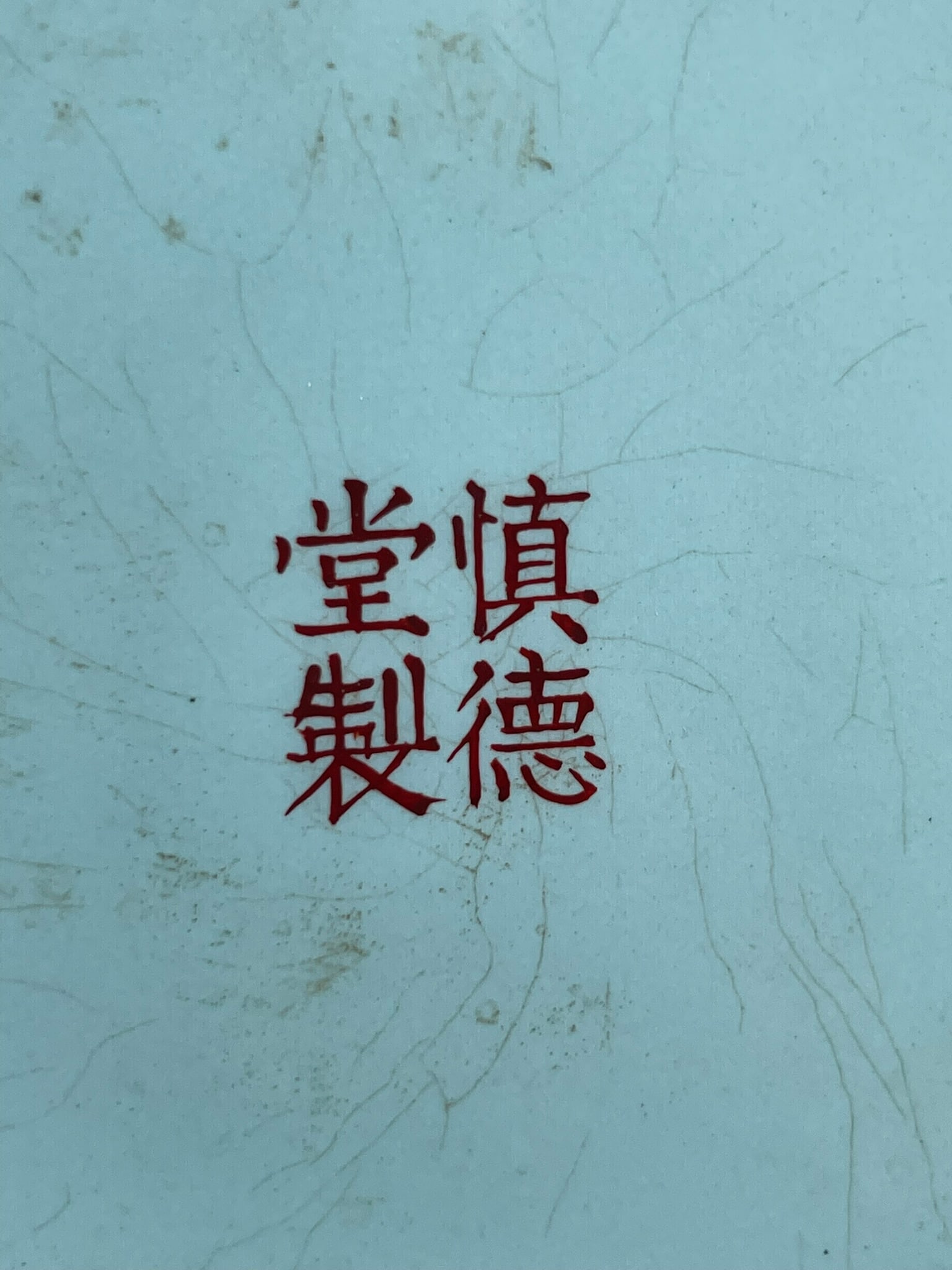 A Chinese Turquoise Glazed Porcelain Vase, Shen De Tang Mark - 8
