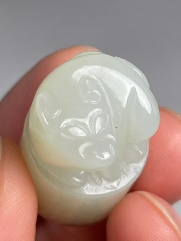 Two Small Chinese White Jade Carvings - 11