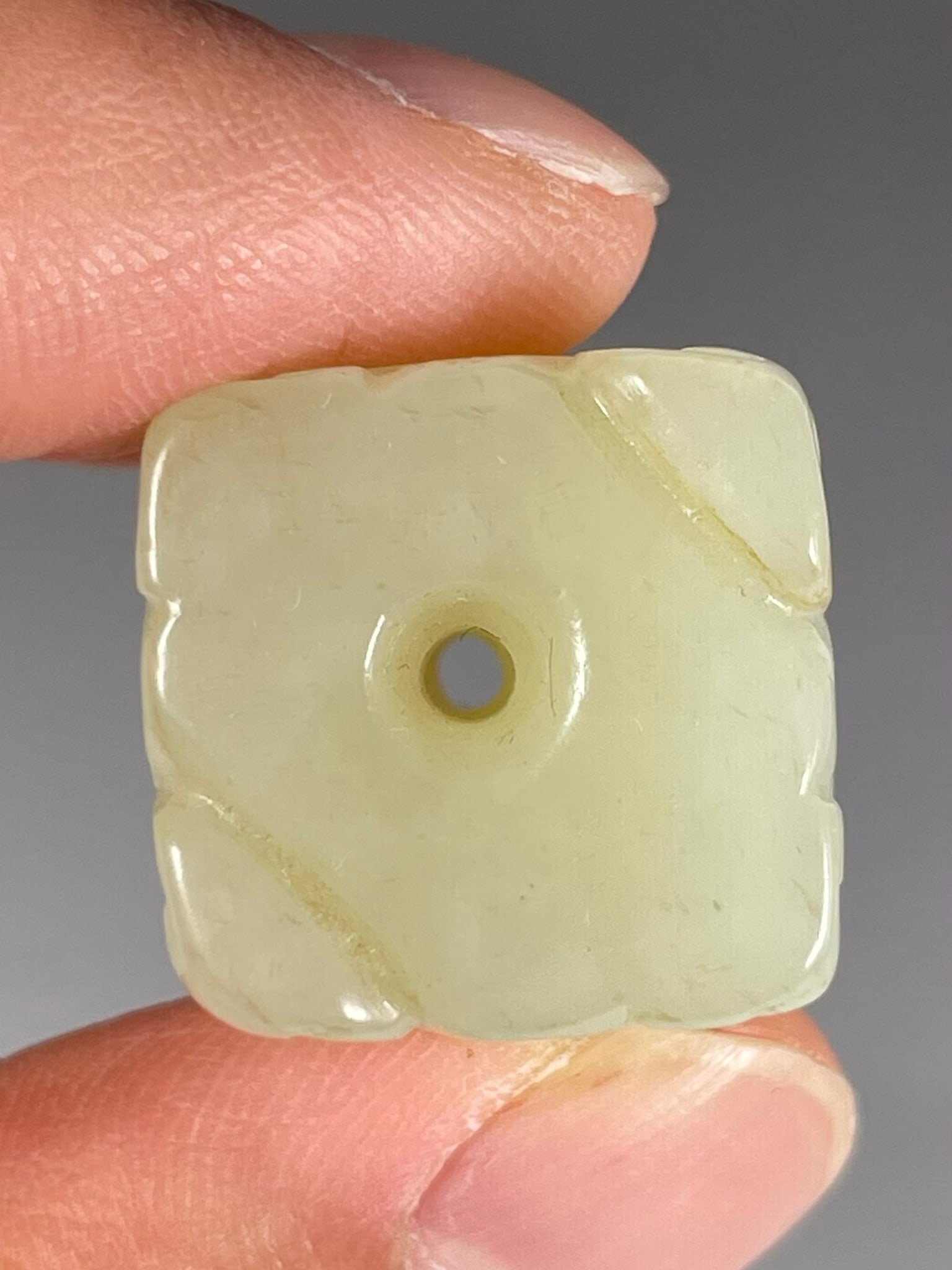 Two Small Chinese White Jade Carvings - 9