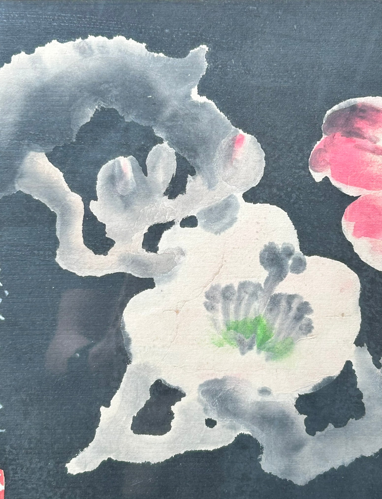 A Chinese Painting of Flower, Tang Manxu, 1958 - 4
