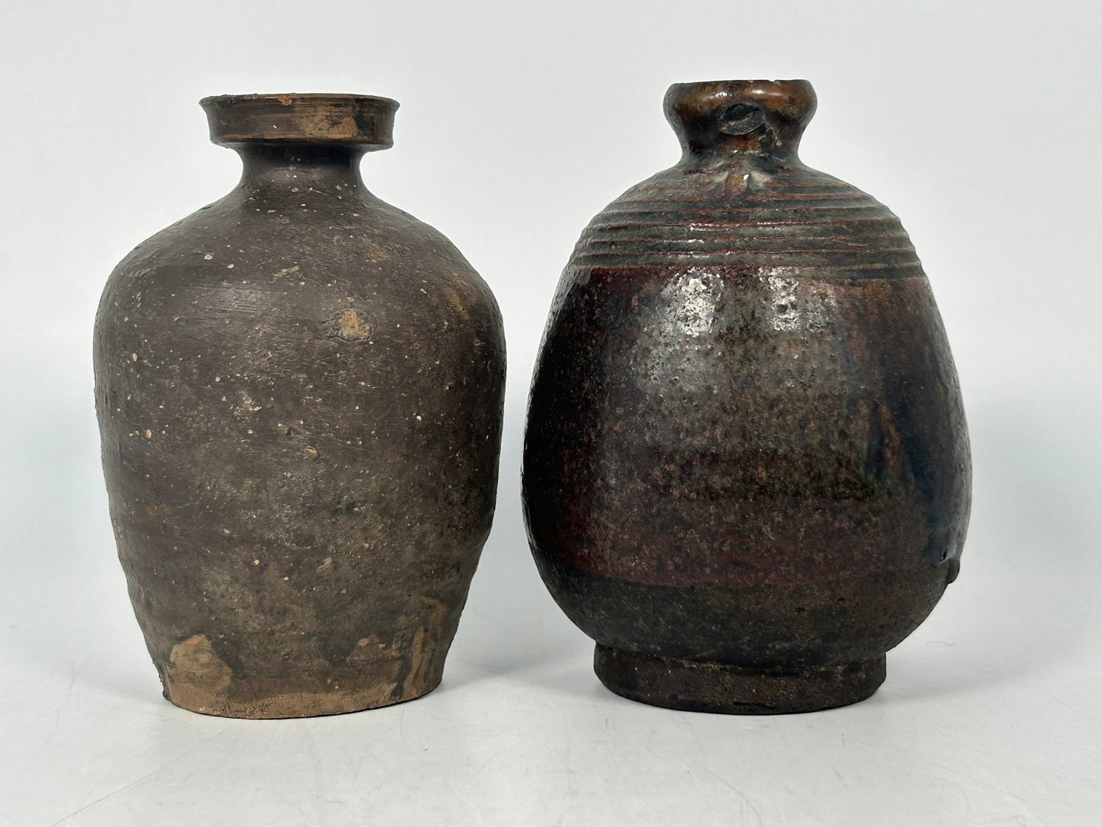 A Group of Three Southeast Asian Brown/Black Glazed Ware - 5
