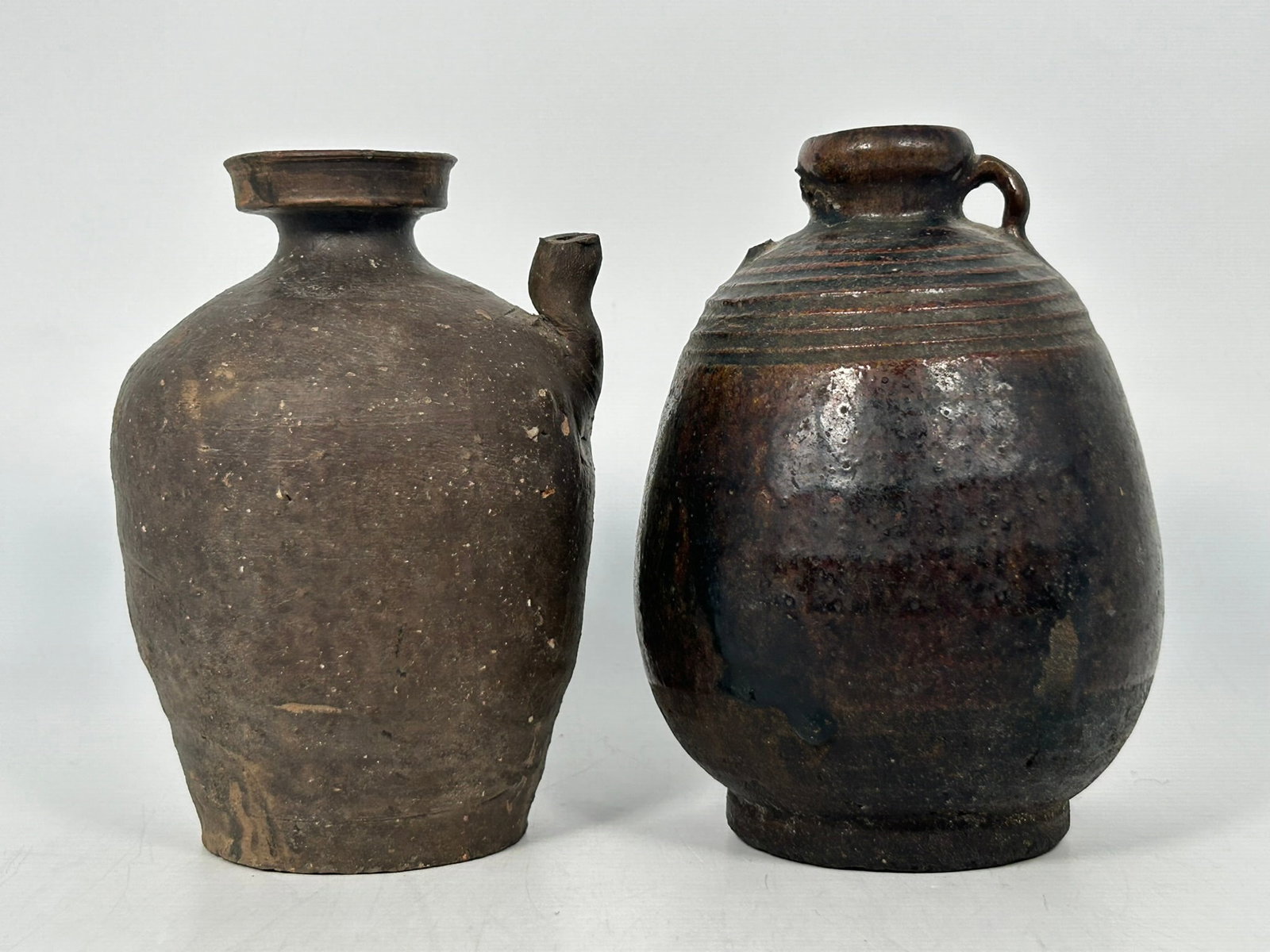 A Group of Three Southeast Asian Brown/Black Glazed Ware - 6