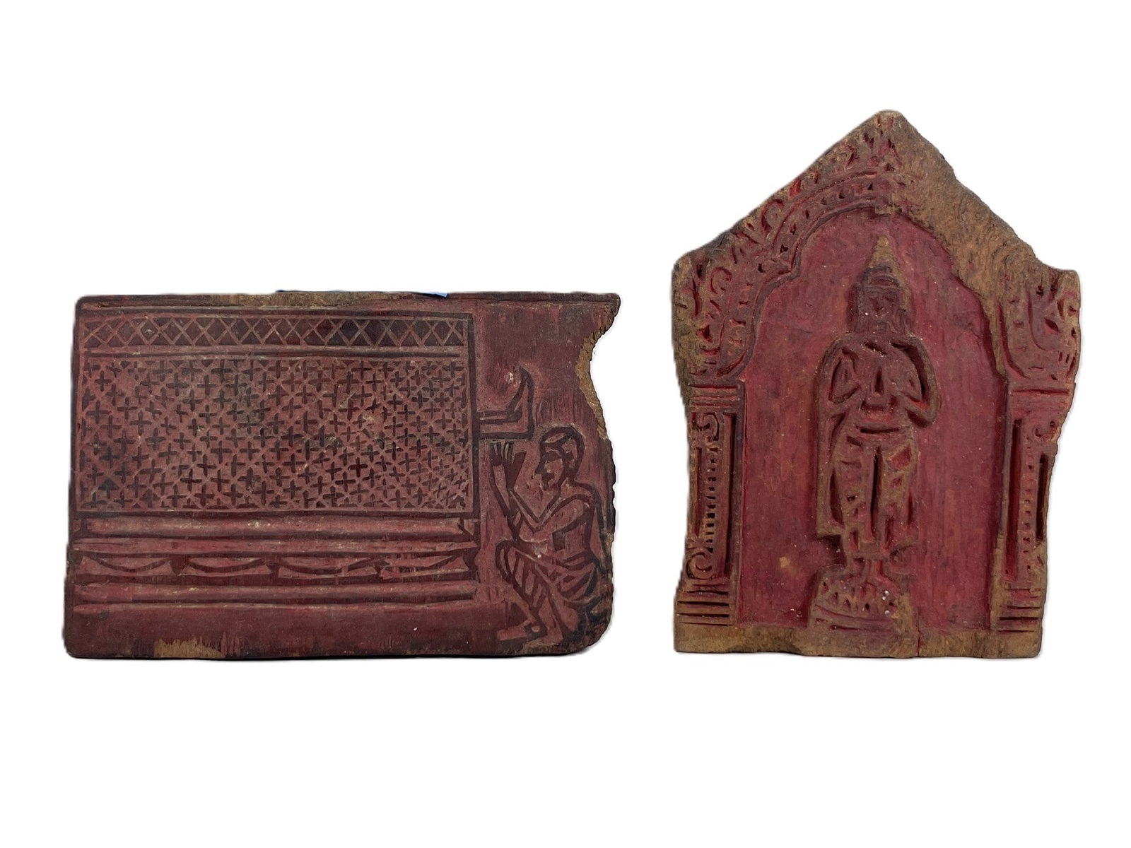 Two Antique Nepalese Buddhist Printing Blocks for Scripture/Sutra (1 of 7)