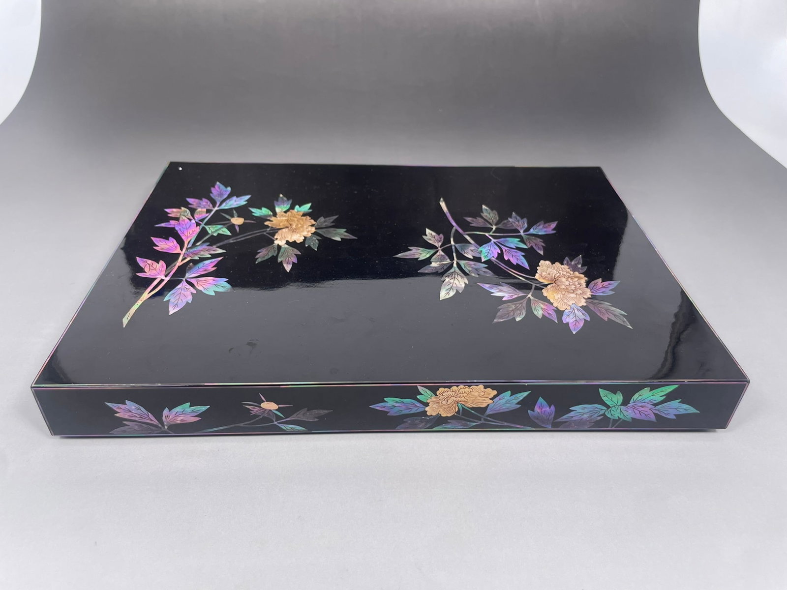 A Japanese Lacquer Suzuri Calligraphy Inkstone Set - 3