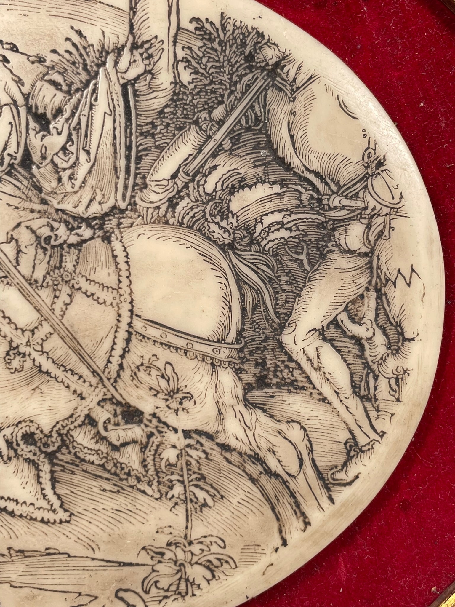 An 'Equestrian' Plaque - 4