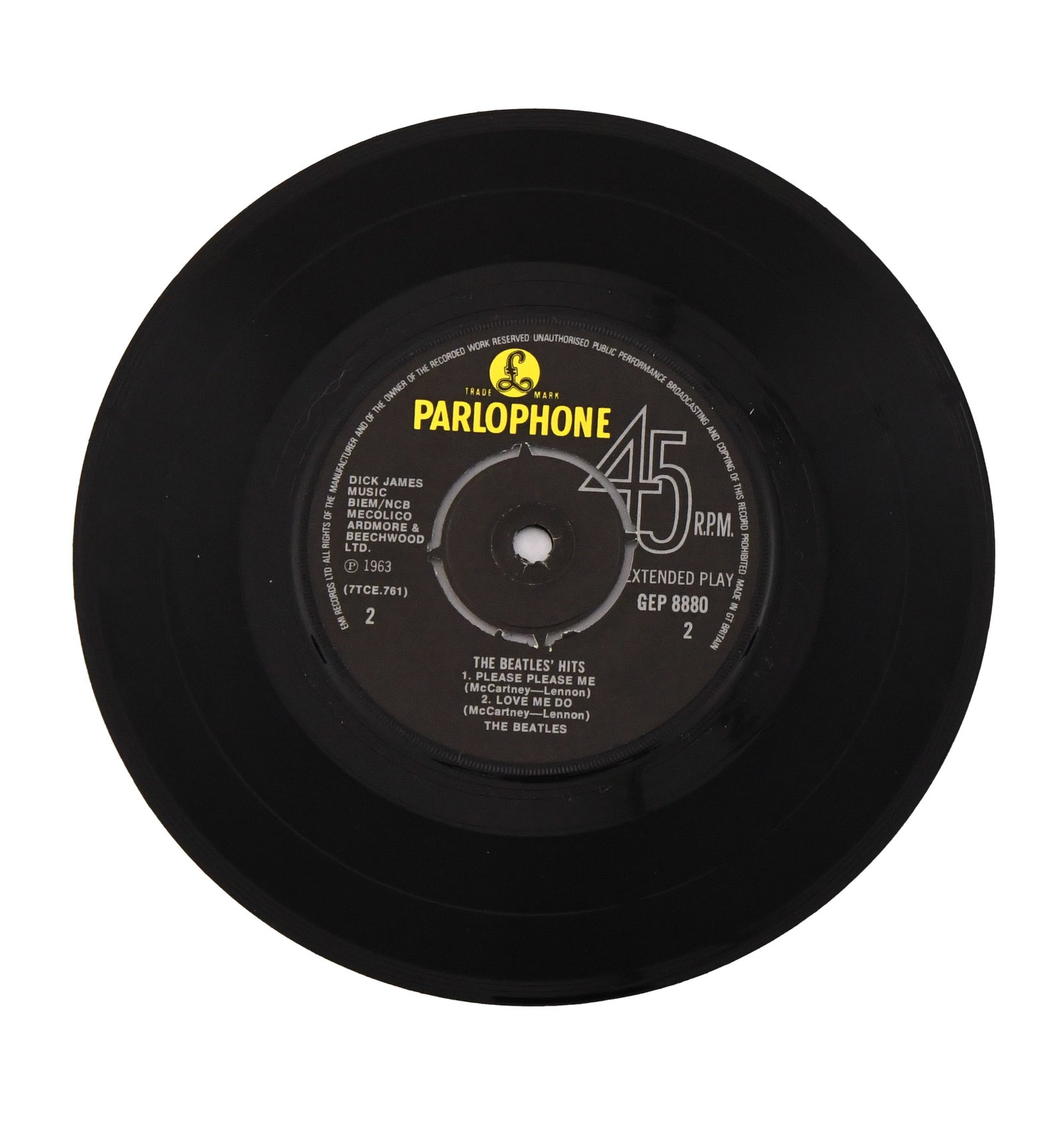 THE BEATLES - The Beatles’ Hits EP with Signatures - 3