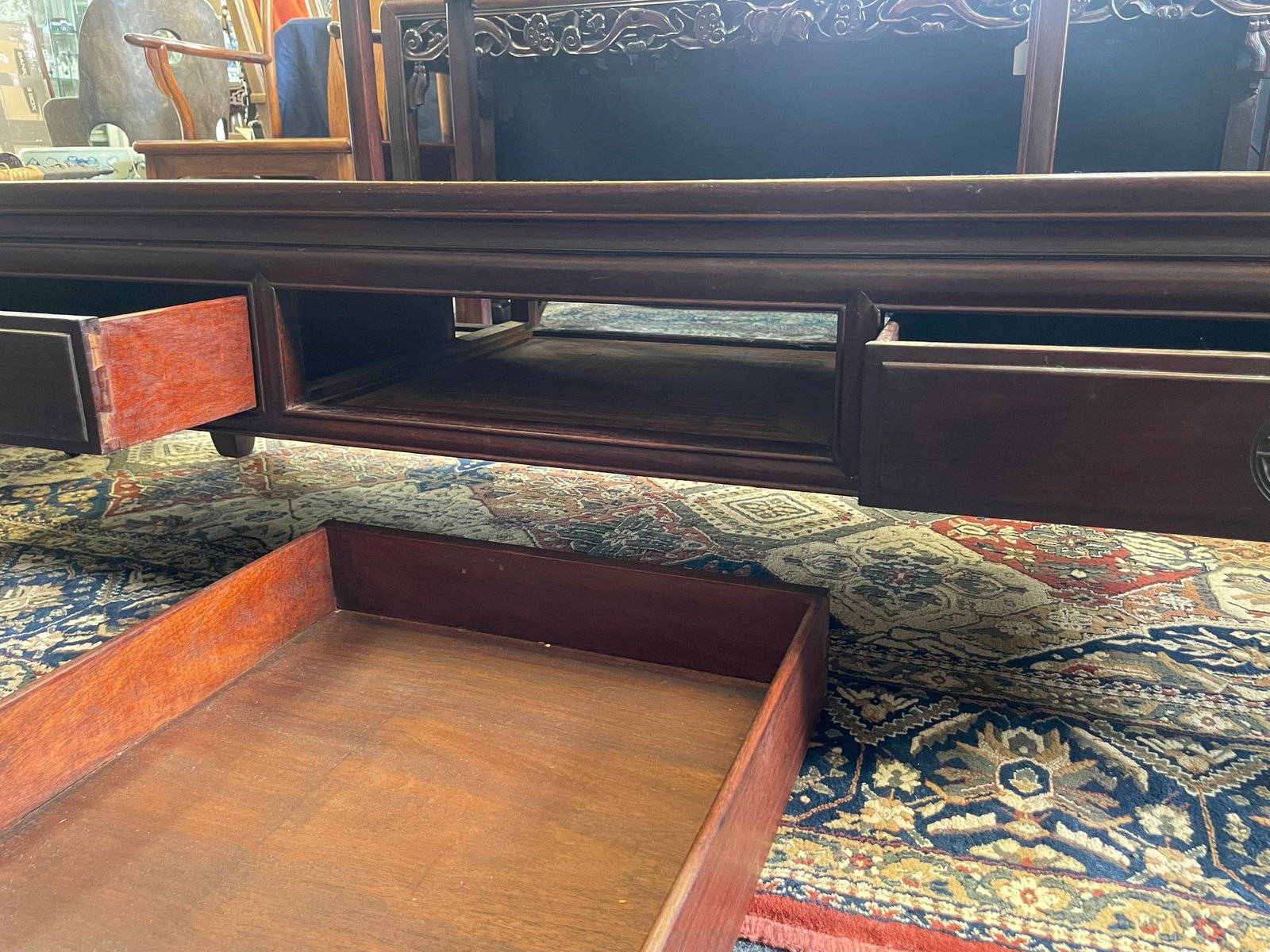 A Chinese Style Rectangular Low Table - 9