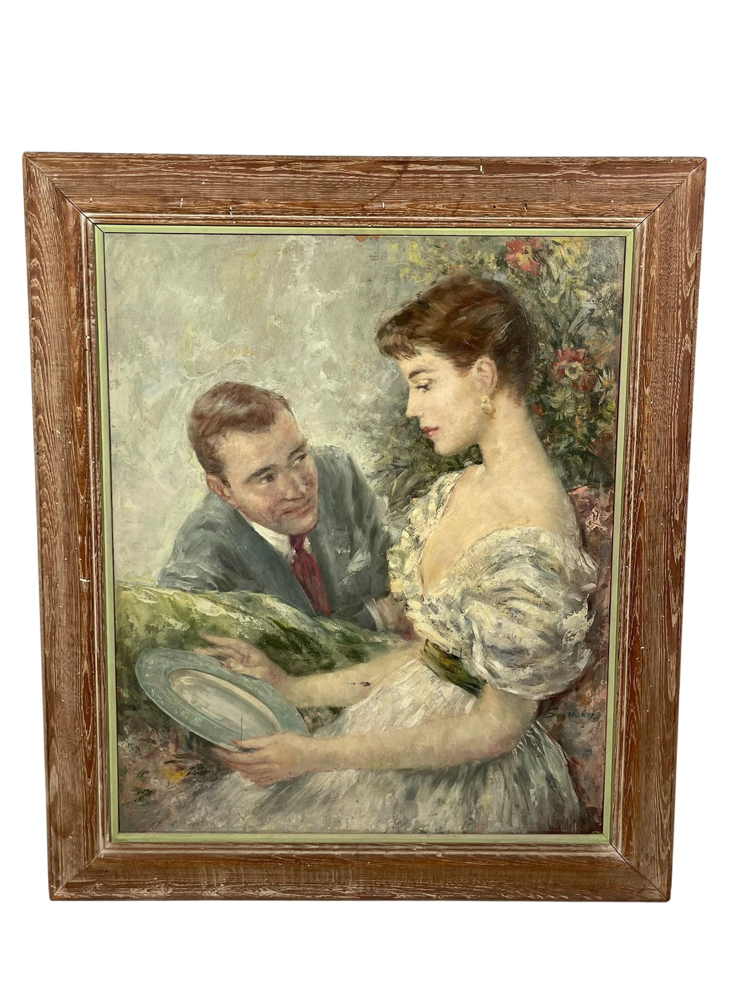 Michael Sarisky American Corsage Pattern Painting, Oil on Canvas (1 of 13)