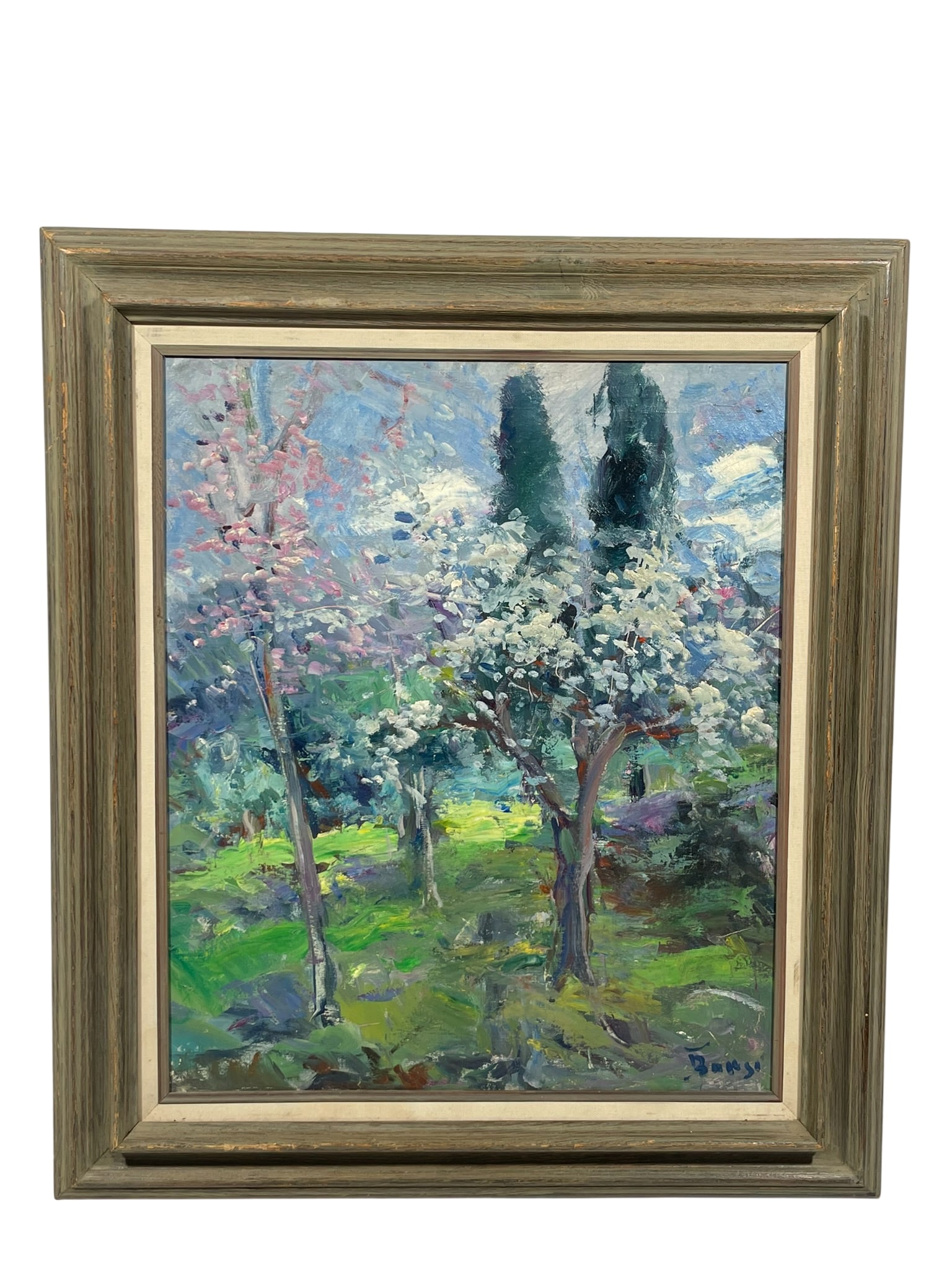 Impressionist Painting, Oil on Canvas (1 of 13)