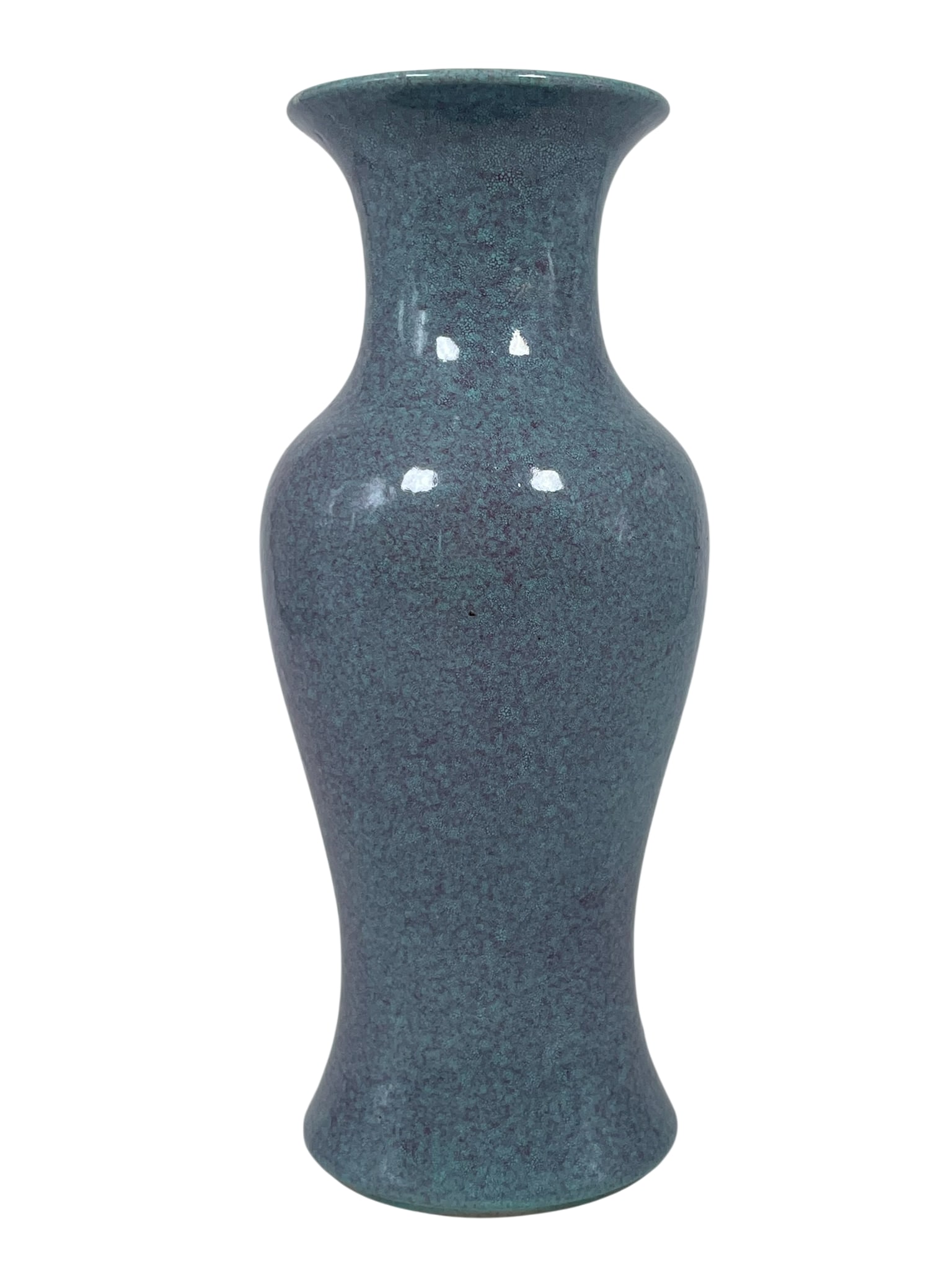 A Chinese Robin-Egg-Glazed Porcelain Vase (1 of 10)