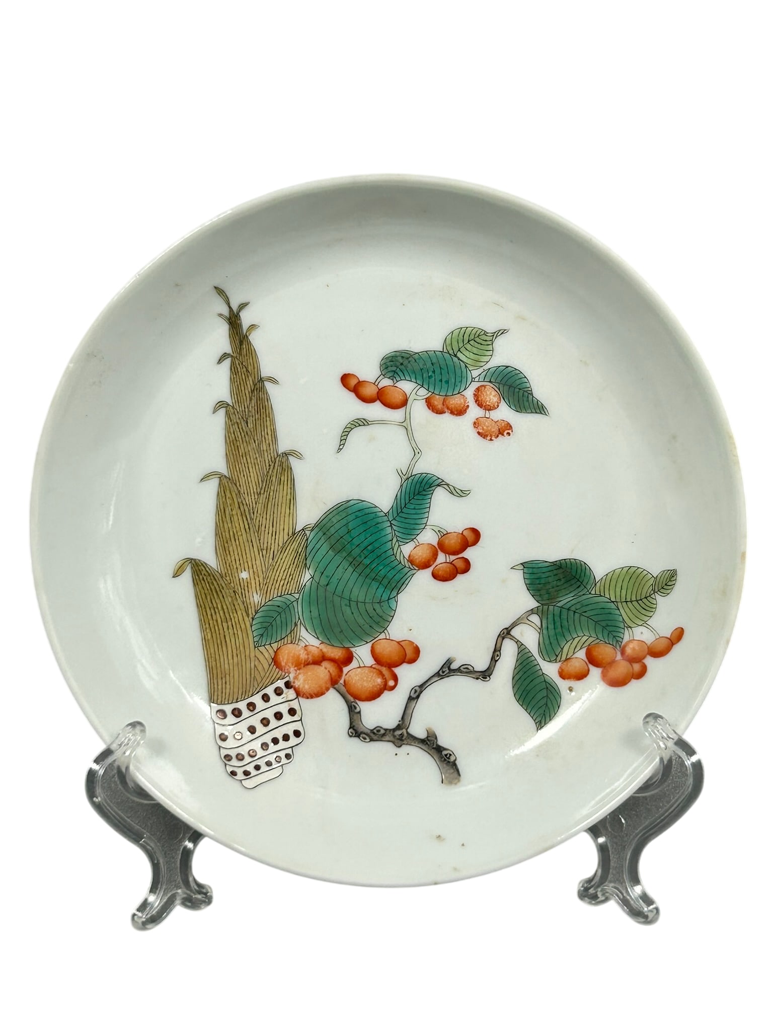 A Chinese Famille Rose Porcelain Dish, Qing Dynasty (1 of 6)