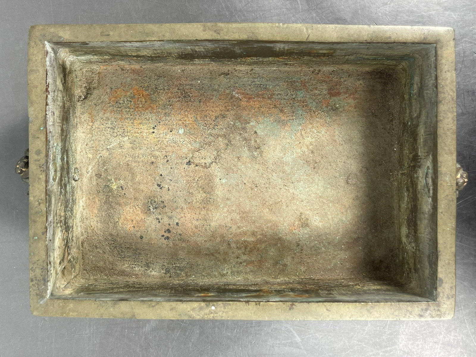 A Chinese Bronze Rectangular Censer - 4