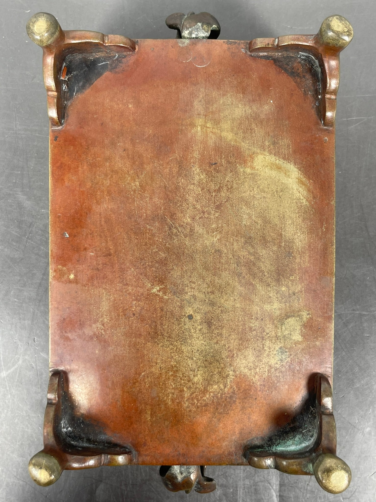 A Chinese Bronze Rectangular Censer - 5
