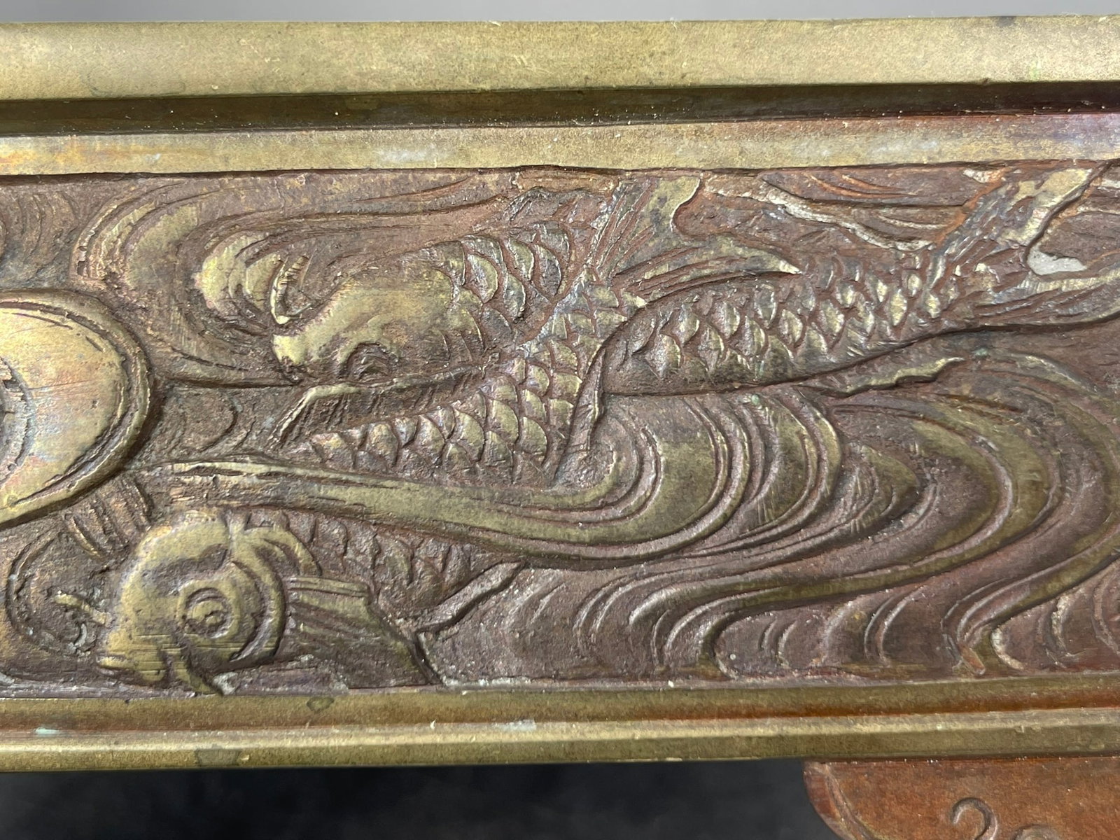 A Chinese Bronze Rectangular Censer - 8