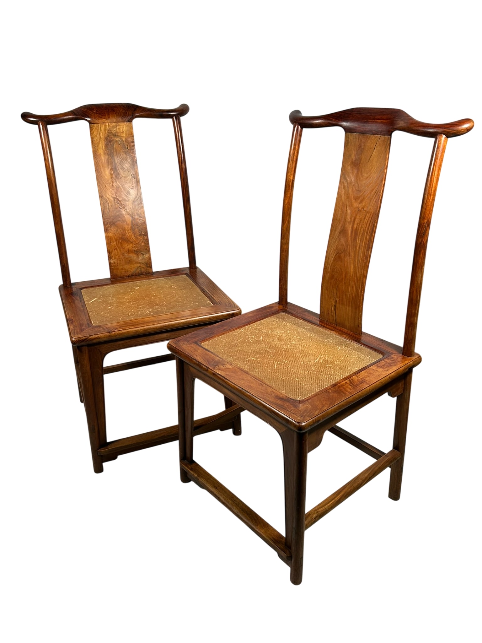A Pair of Chinese Huanghuali Side Chairs (1 of 13)