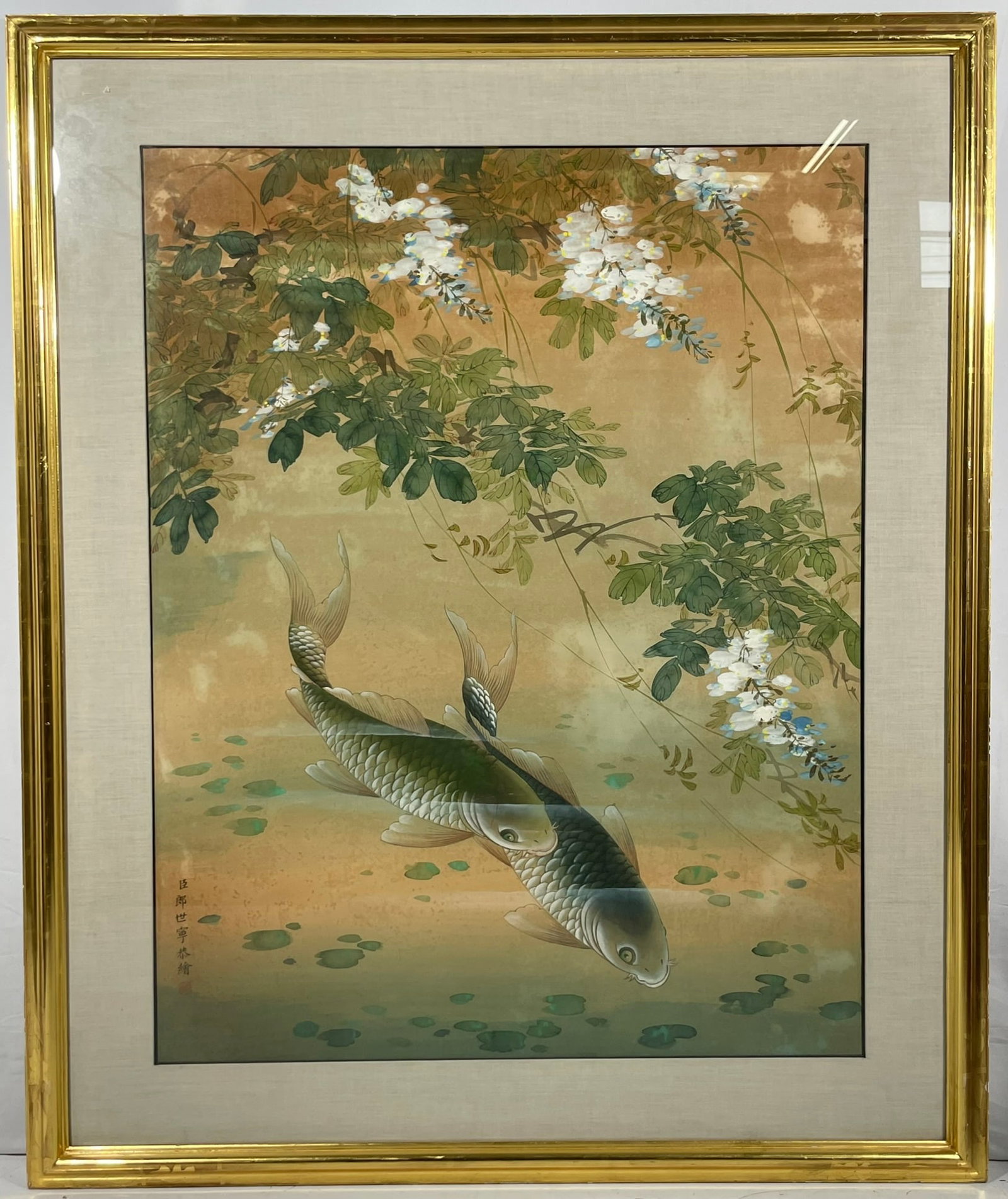 A Chinese Painting of Goldfish, after Giuseppe Castiglione S.J. (1 of 20)