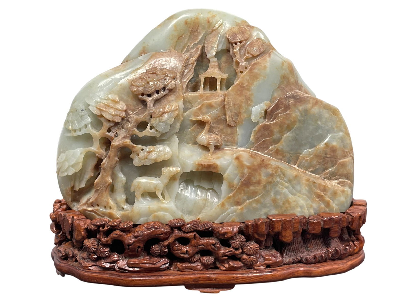 A Chinese Carved Jade Boulder (1 of 18)