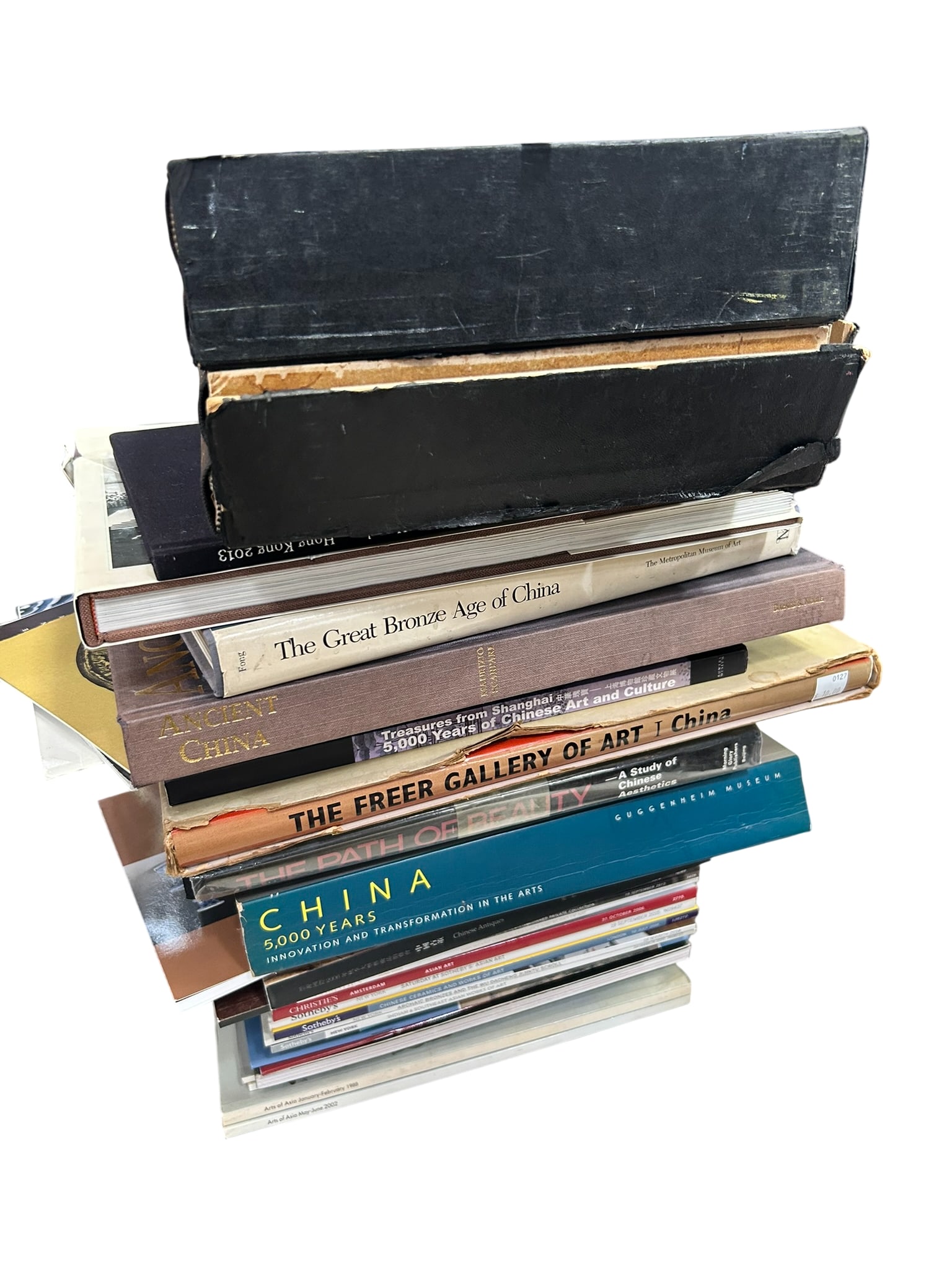 A Group of Thirty-Six Books/Catalogues: Comprising thirty-six copies of auction catalogues, museum publications, books, and journals. Please see photos for details.