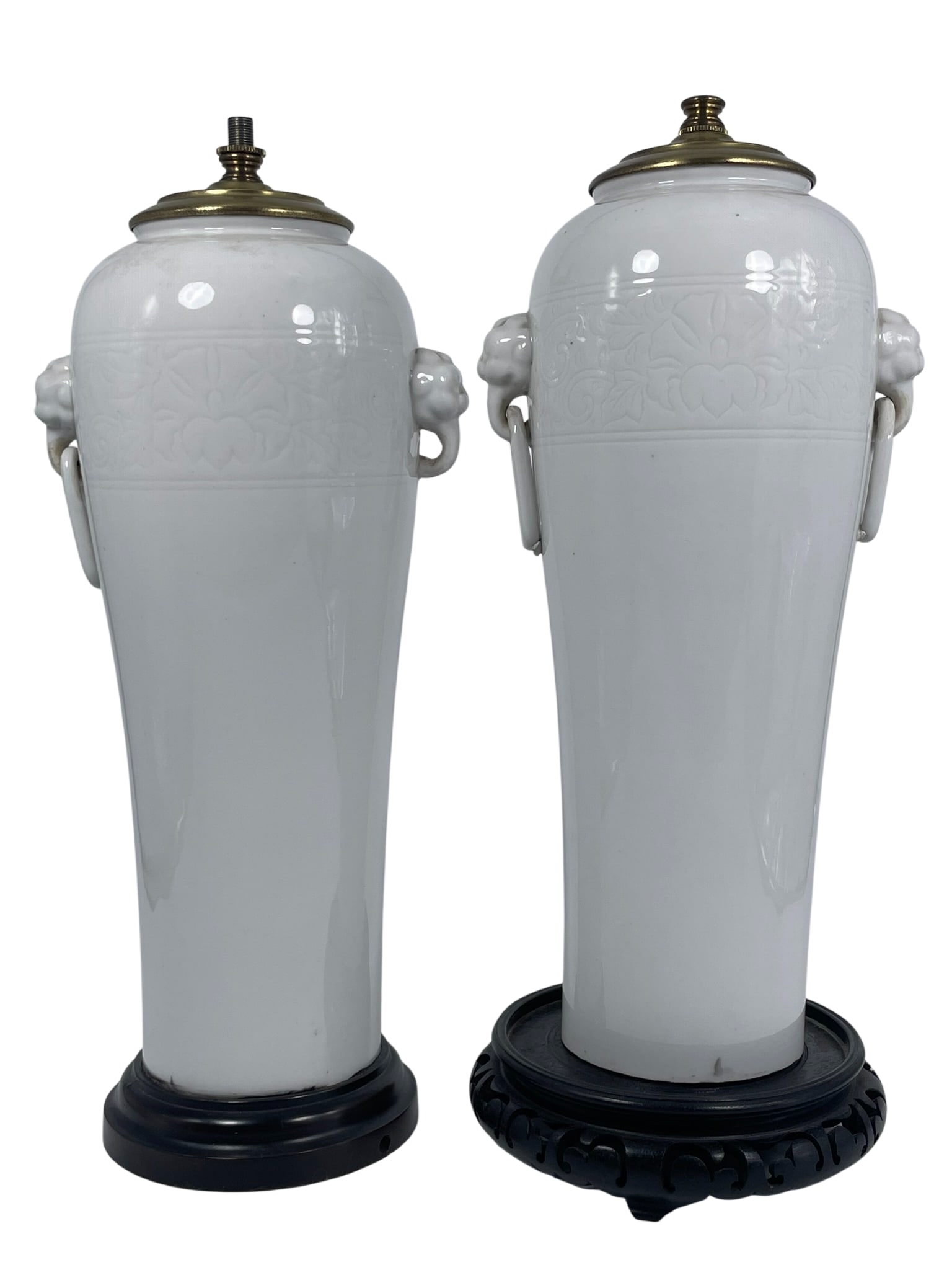 A Pair of Chinese Dehua-Style Vases (1 of 9)