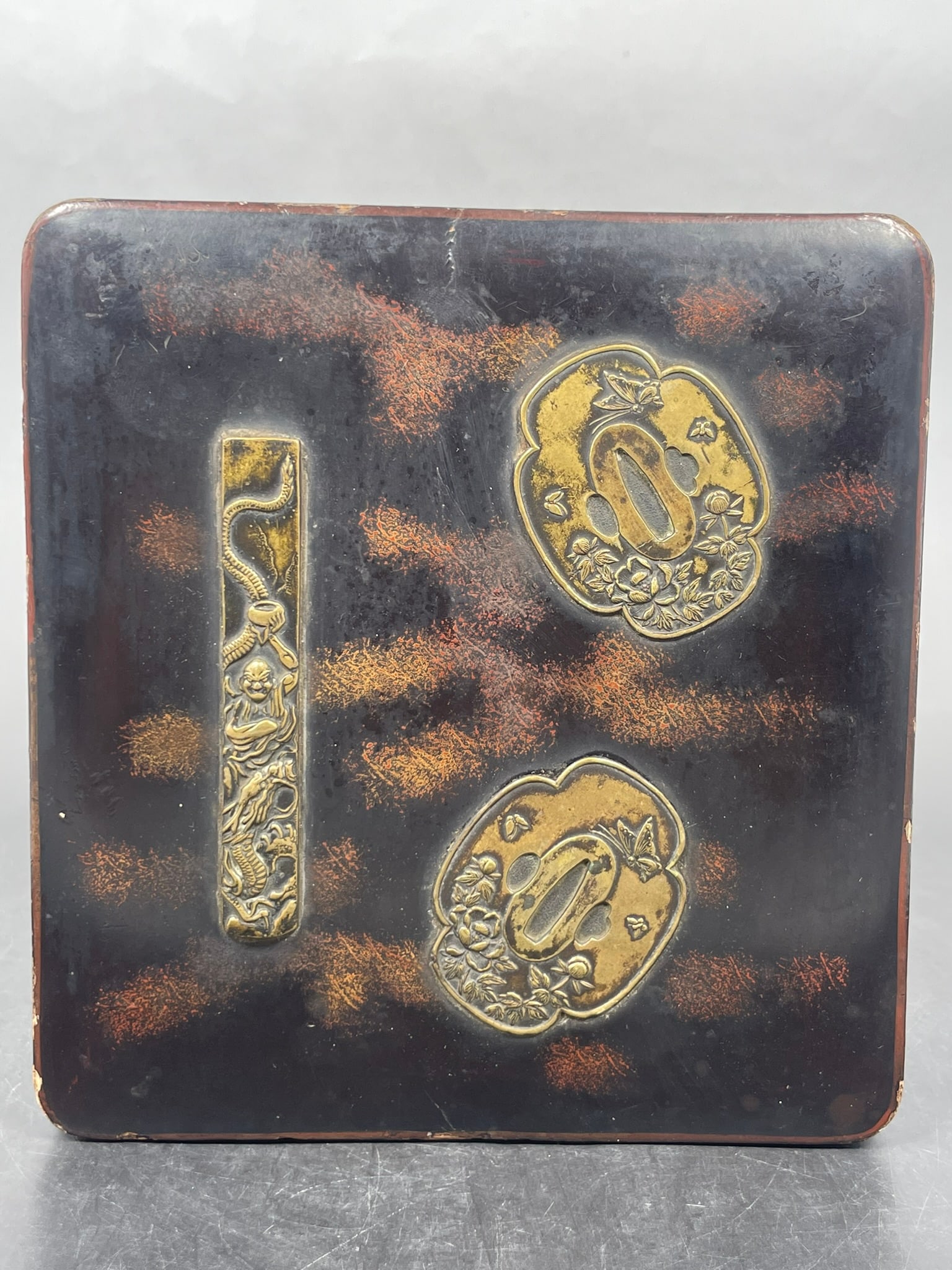 Japanese Lacquer Rectangular Box and Cover - 2