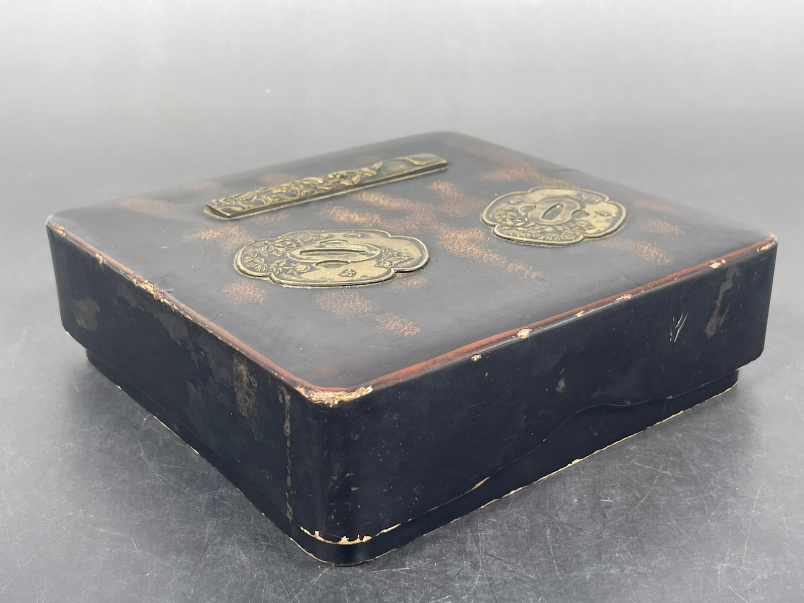 Japanese Lacquer Rectangular Box and Cover - 6