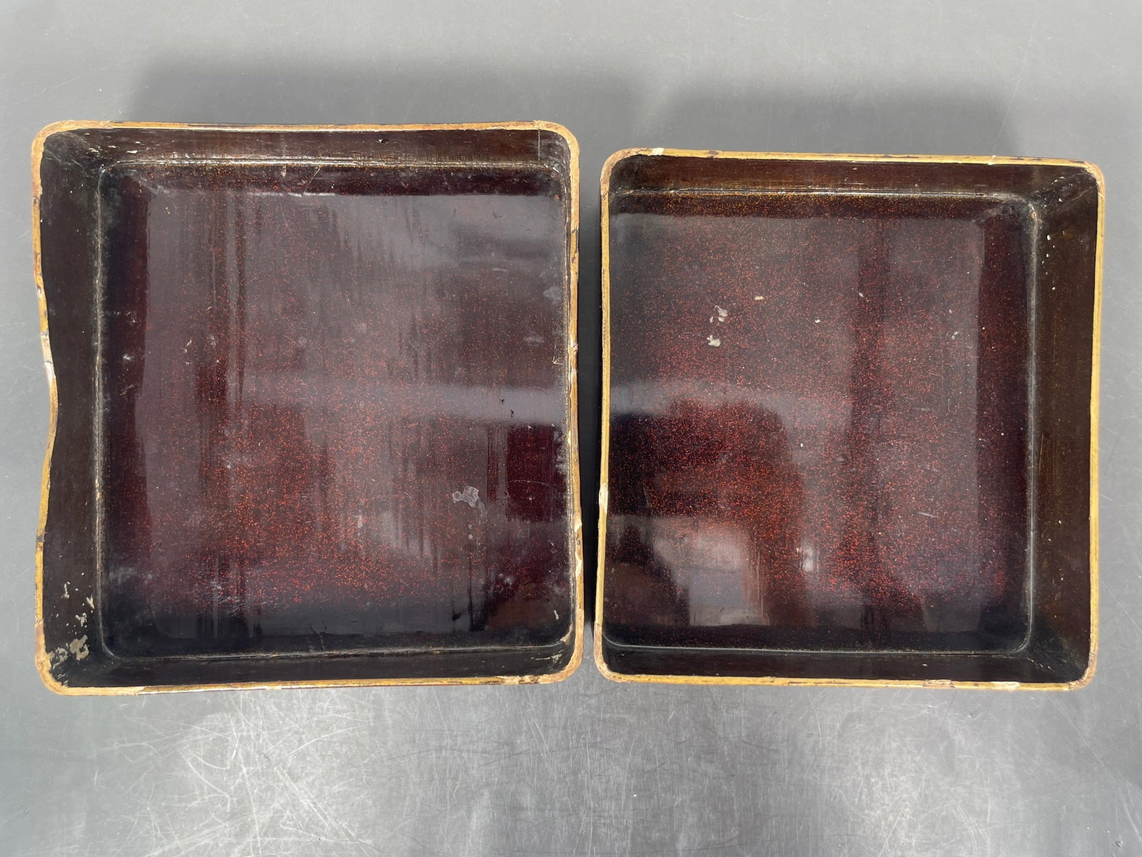 Japanese Lacquer Rectangular Box and Cover - 7
