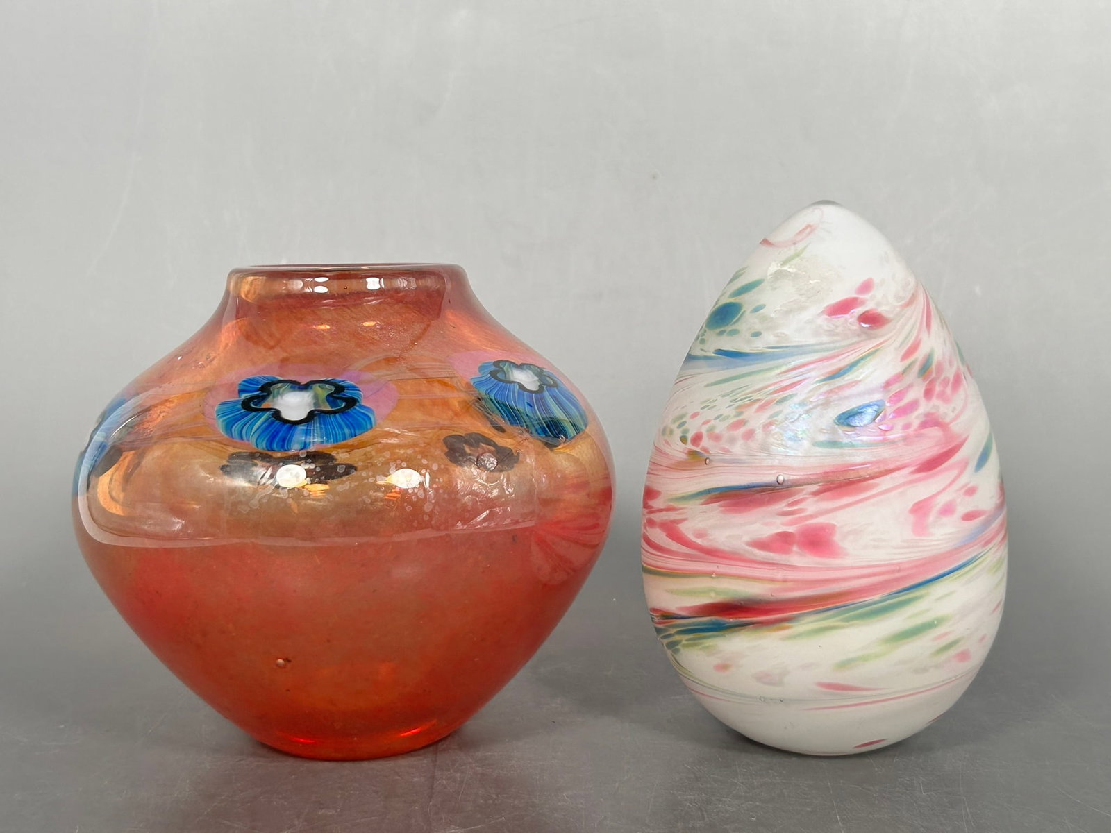 Two Glass Decorative Objects - 2