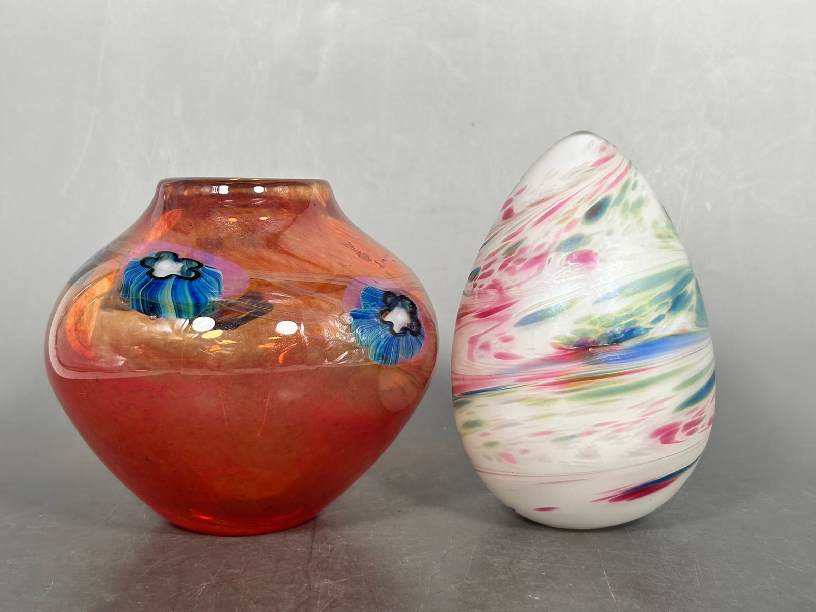 Two Glass Decorative Objects - 3