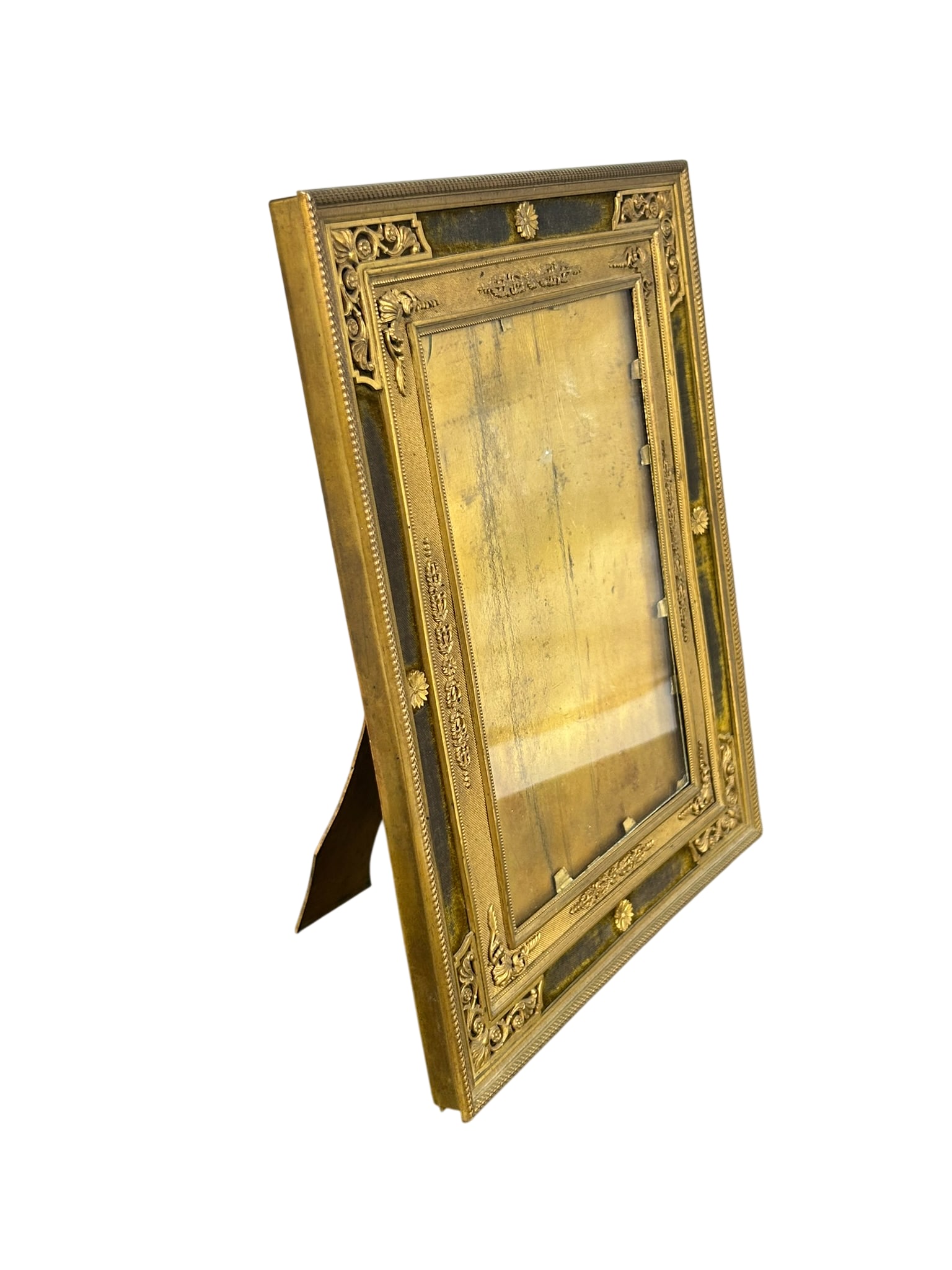 A French Bronze Frame, 19th Century: 10.1/2 in. high, 8 in. wide.
