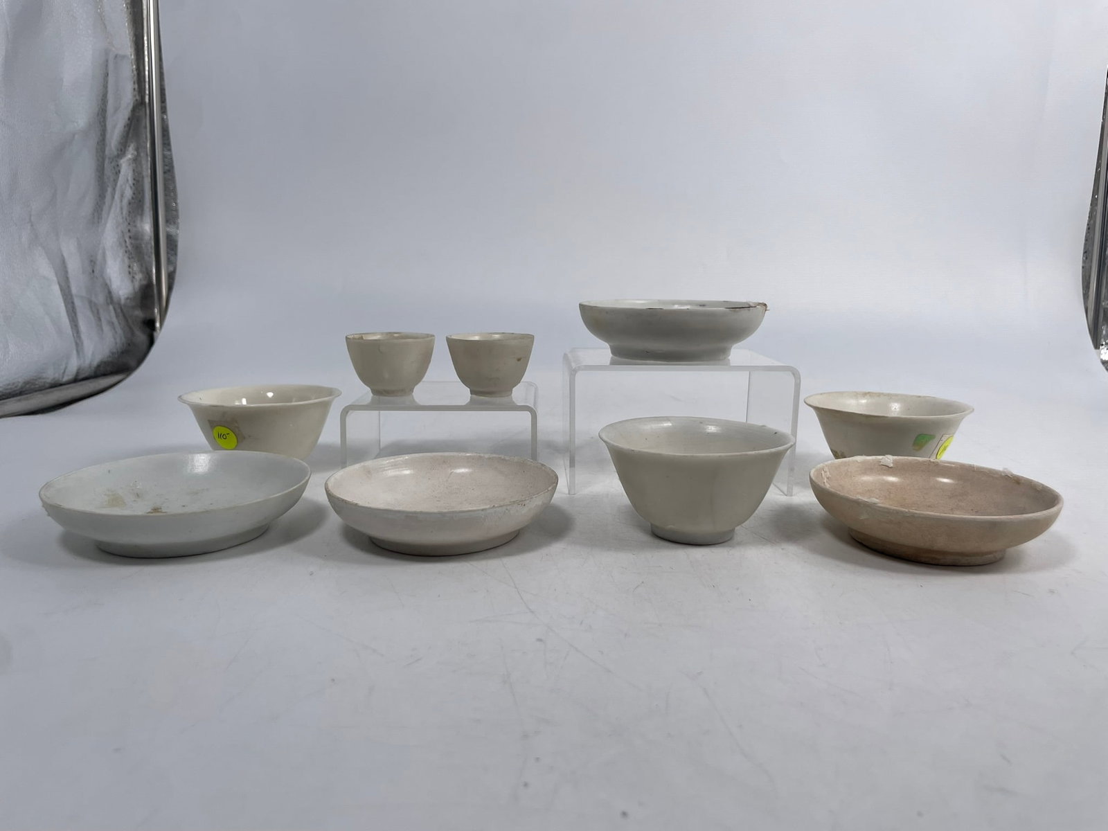 A Group of Nine Chinese White-Glazed Ware (1 of 18)